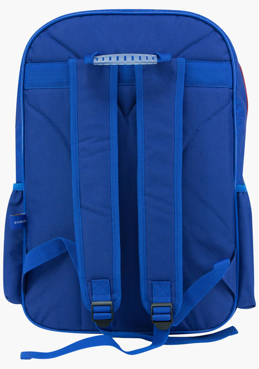 FC Barcelona Printed Backpack-Backpacks-image-2