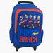 FC Barcelona Printed Trolley Bag with Side Pockets - 18 inches-Trolleys-thumbnail-0