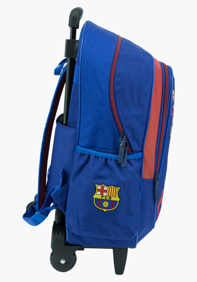 FC Barcelona Printed Trolley Backpack-Trolleys-image-1
