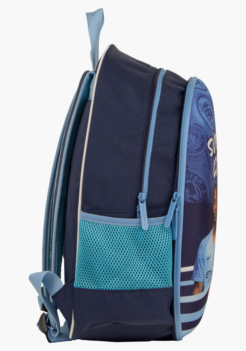 Manchester City Printed Backpack - 16 inches-Backpacks-image-1
