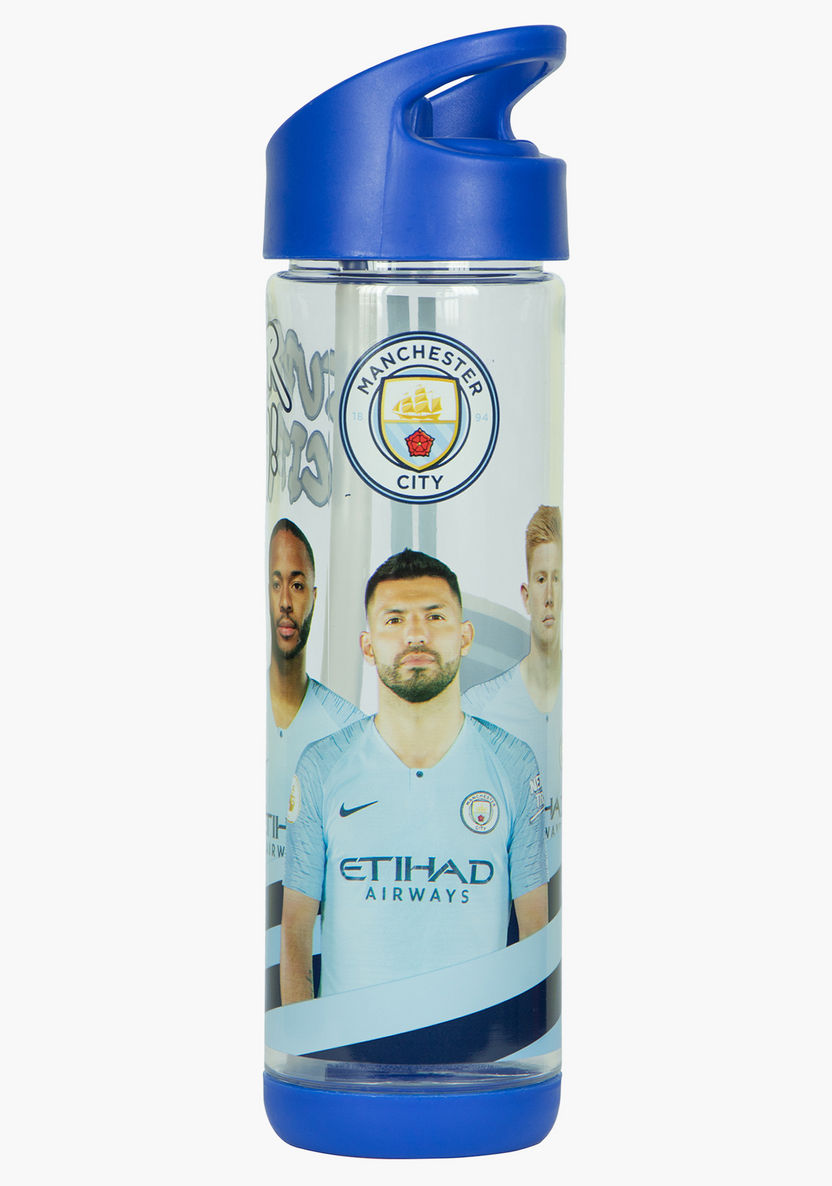 Manchester City Printed Water Bottle - 500 ml-Water Bottles-image-0