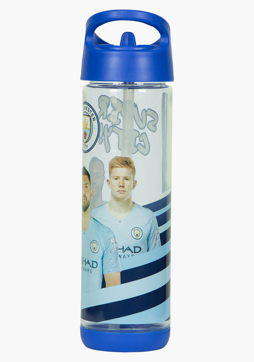 Manchester City Printed Water Bottle - 500 ml-Water Bottles-image-3