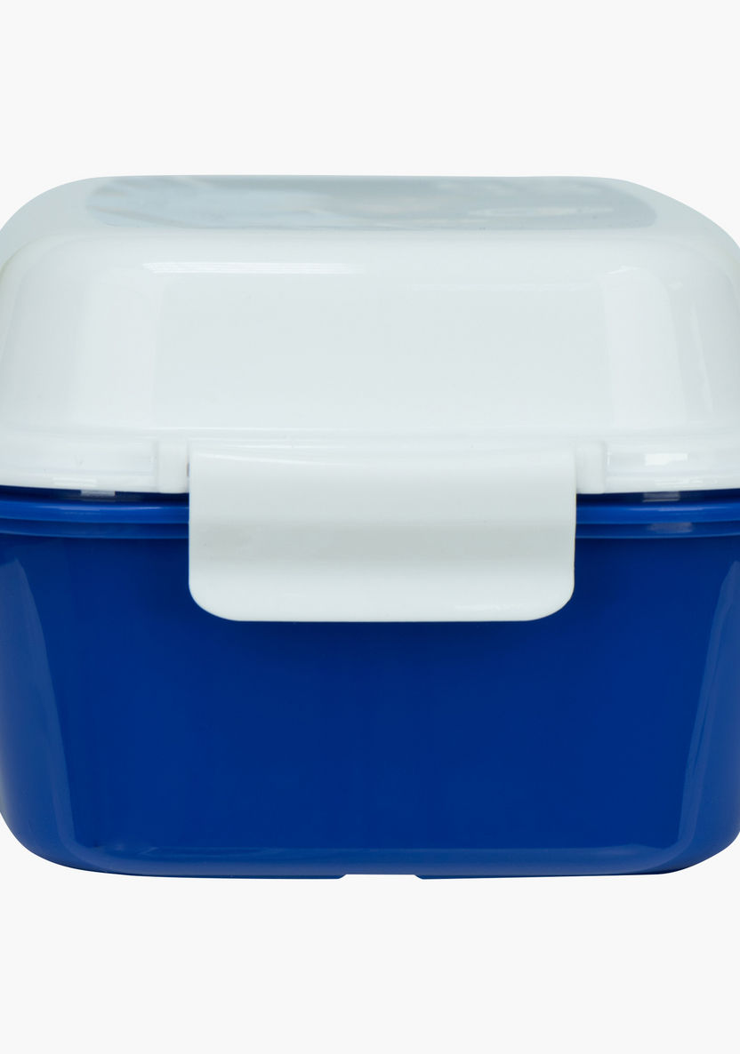 Manchester City Printed Lunch Box with Clip Closure-Lunch Boxes-image-3