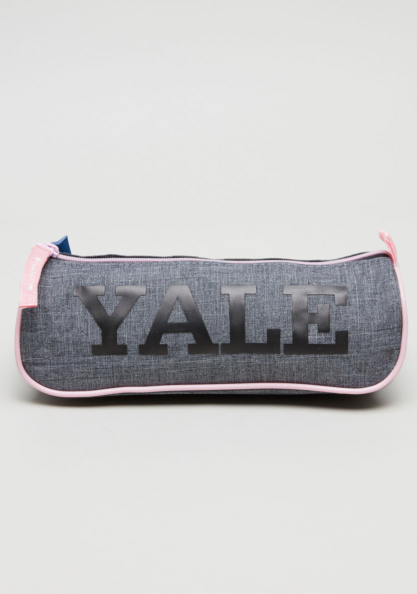Yale Printed Pencil Case with Zip Closure-Pencil Cases-image-0