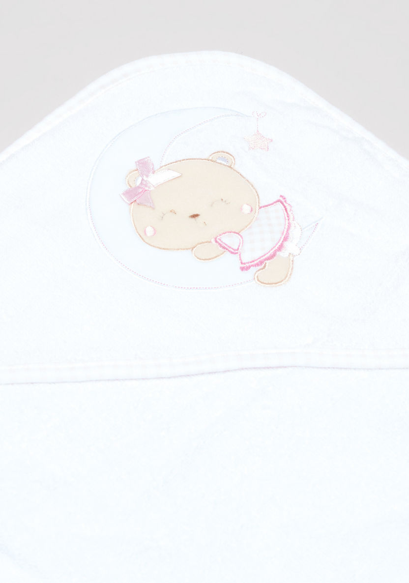 Juniors Embroidered Towel with Hood and Mittens-Towels and Flannels-image-1