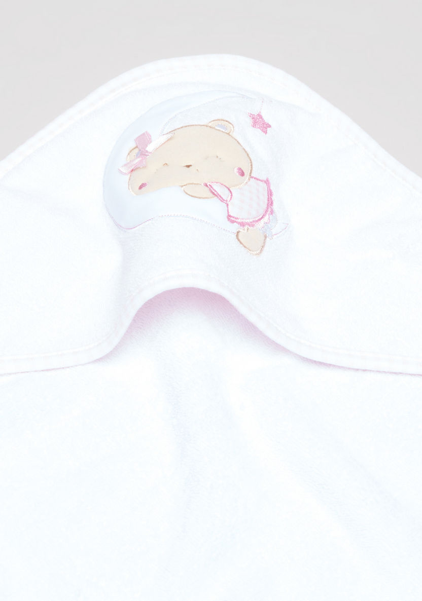 Juniors Embroidered Towel with Hood and Mittens-Towels and Flannels-image-2