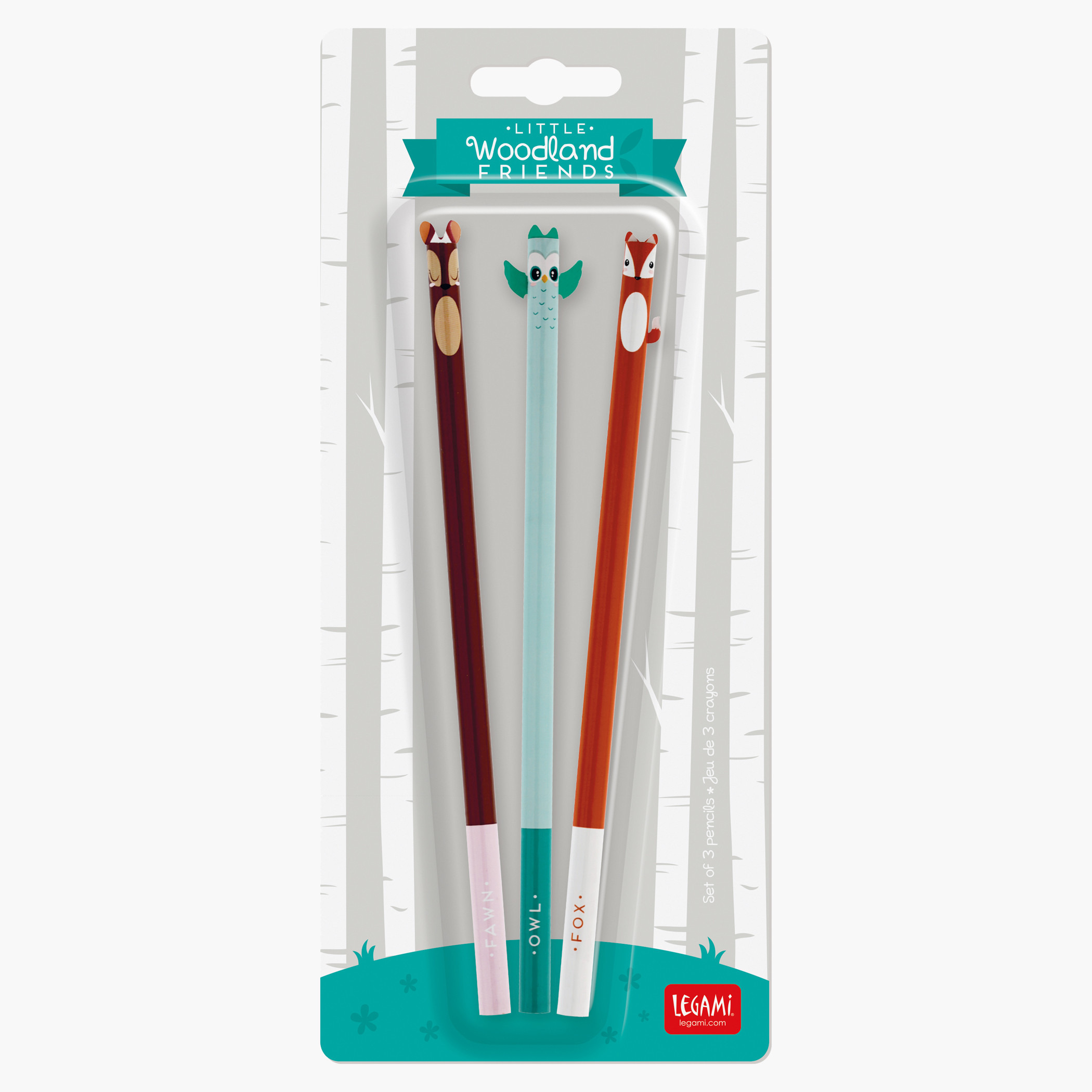 طقم أقلام رصاص بطبعات - مجموعة من 3 اقلام-school-stationery-pensandpencils-image-5