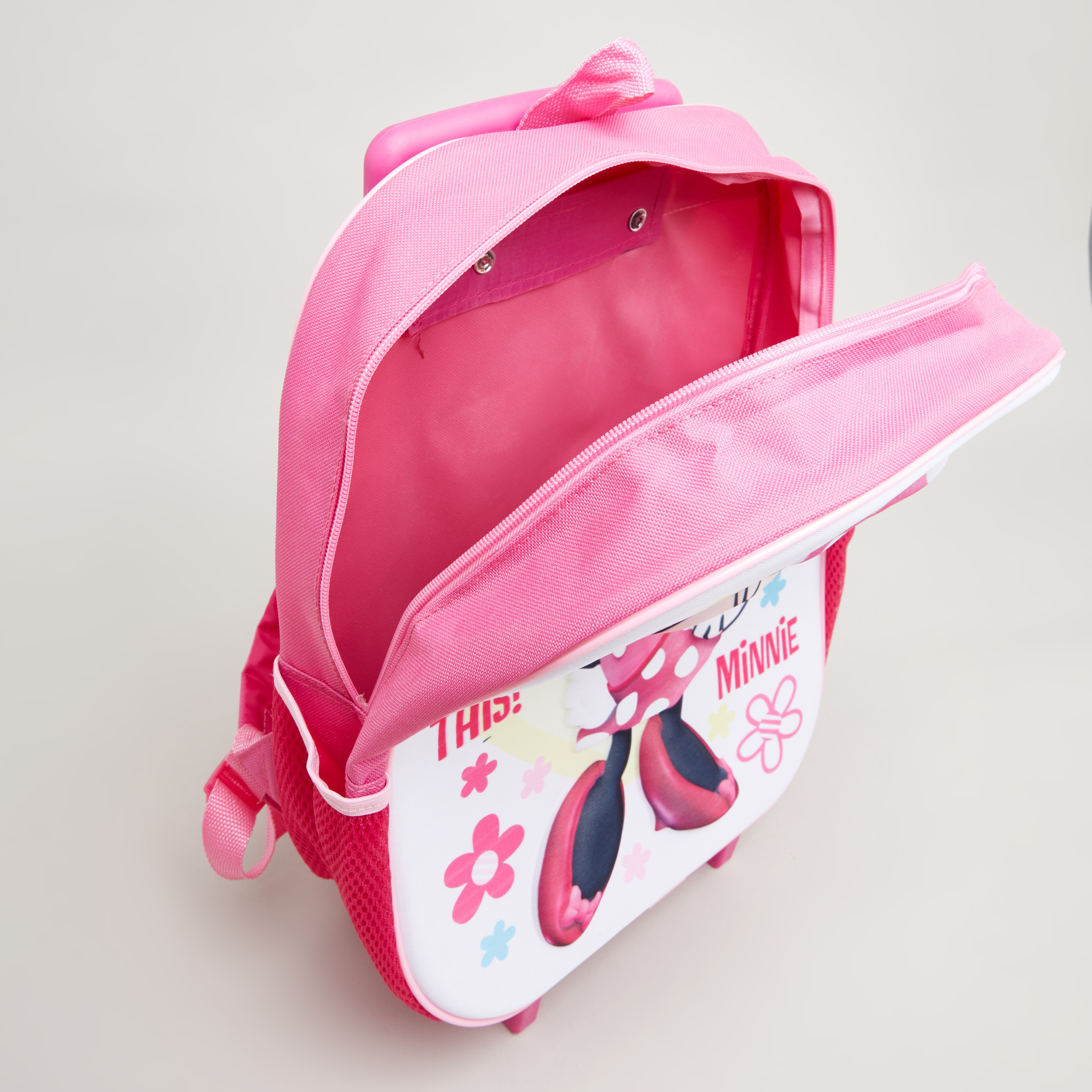 طقم حقيبة ظهر بعجلات مع طبعات ميني ماوس من ديزني-school-bagsandbackpacks-trolleybags-image-7
