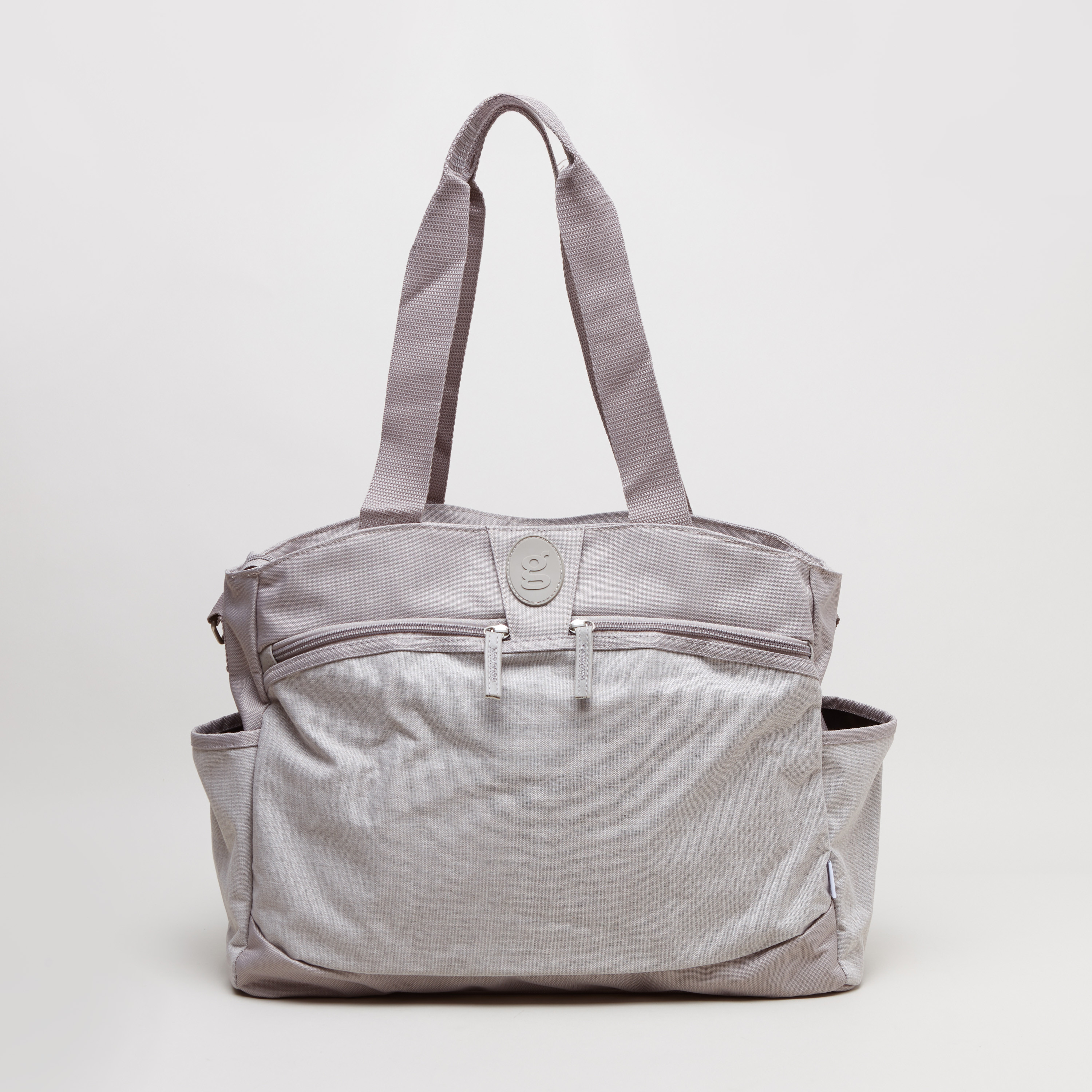 شنطة حفاضات سادة مع غطاء قارورة مياه من جيجلز-baby-gear-diaperbags-image-2
