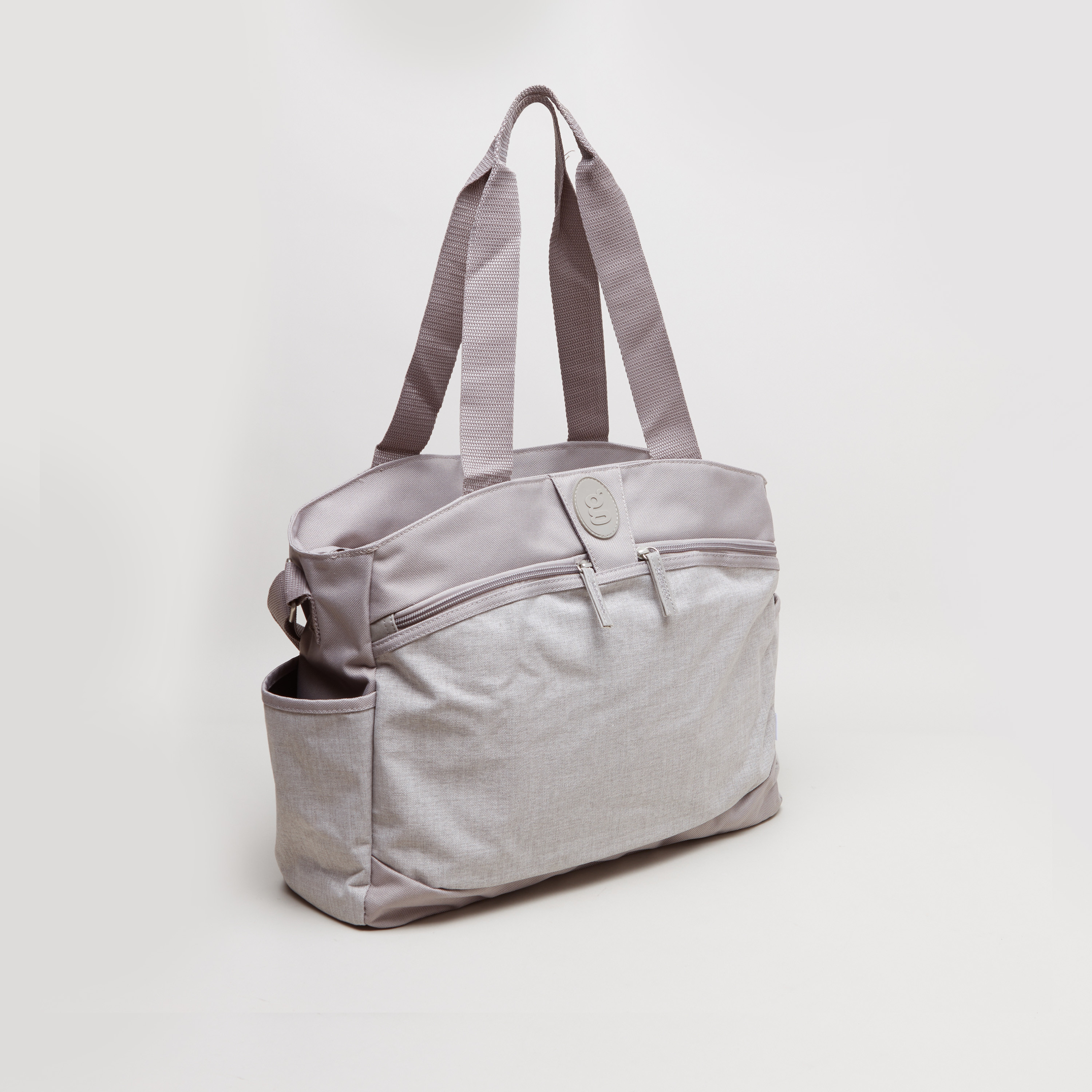 شنطة حفاضات سادة مع غطاء قارورة مياه من جيجلز-baby-gear-diaperbags-image-3