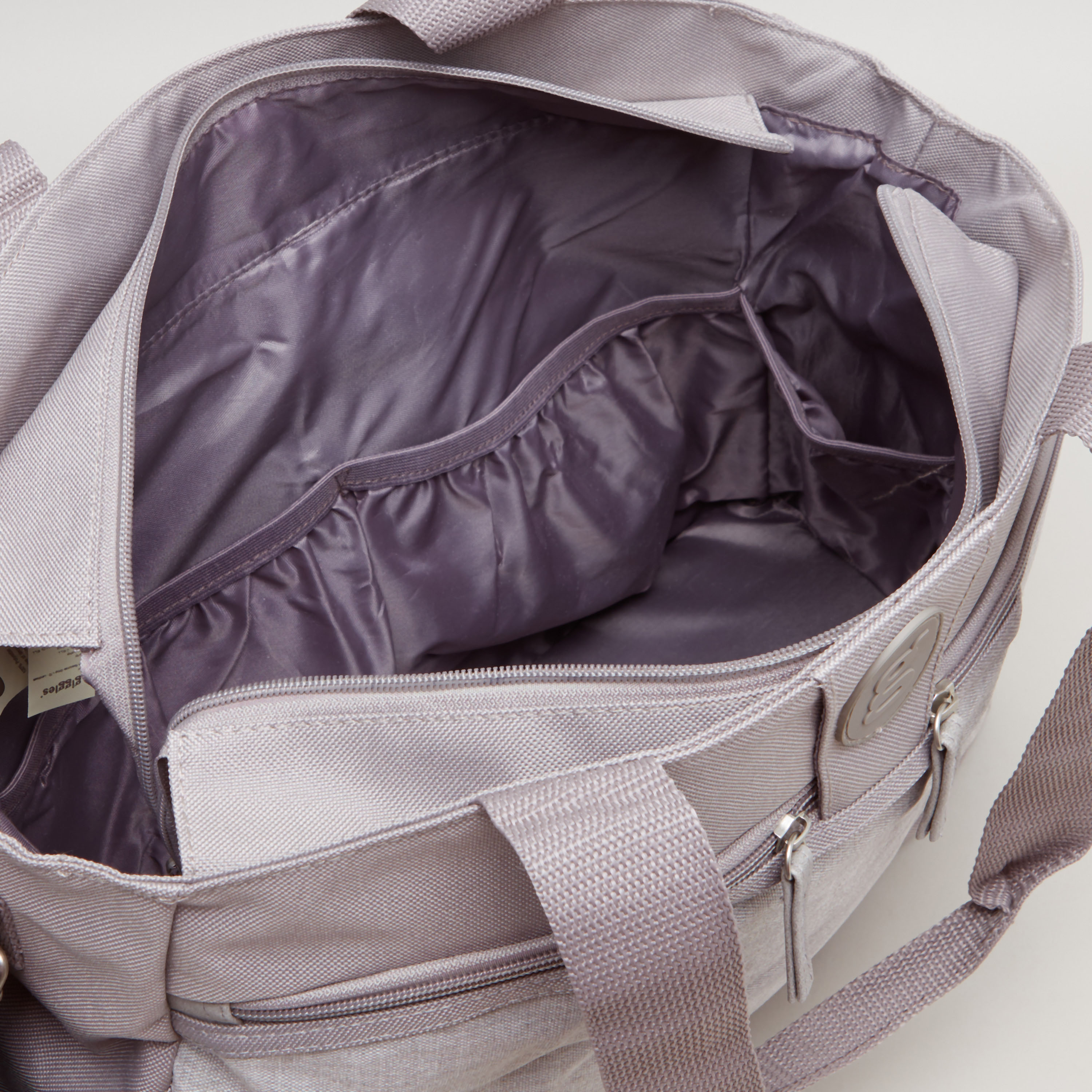 شنطة حفاضات سادة مع غطاء قارورة مياه من جيجلز-baby-gear-diaperbags-image-6