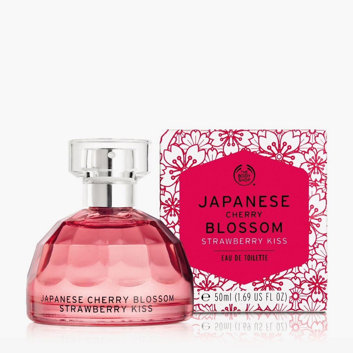 The Body Shop Japanese Cherry Blossom Strawberry Kiss EDT - 50 ml-beautyandpersonalcare-fragrance-women-image-1