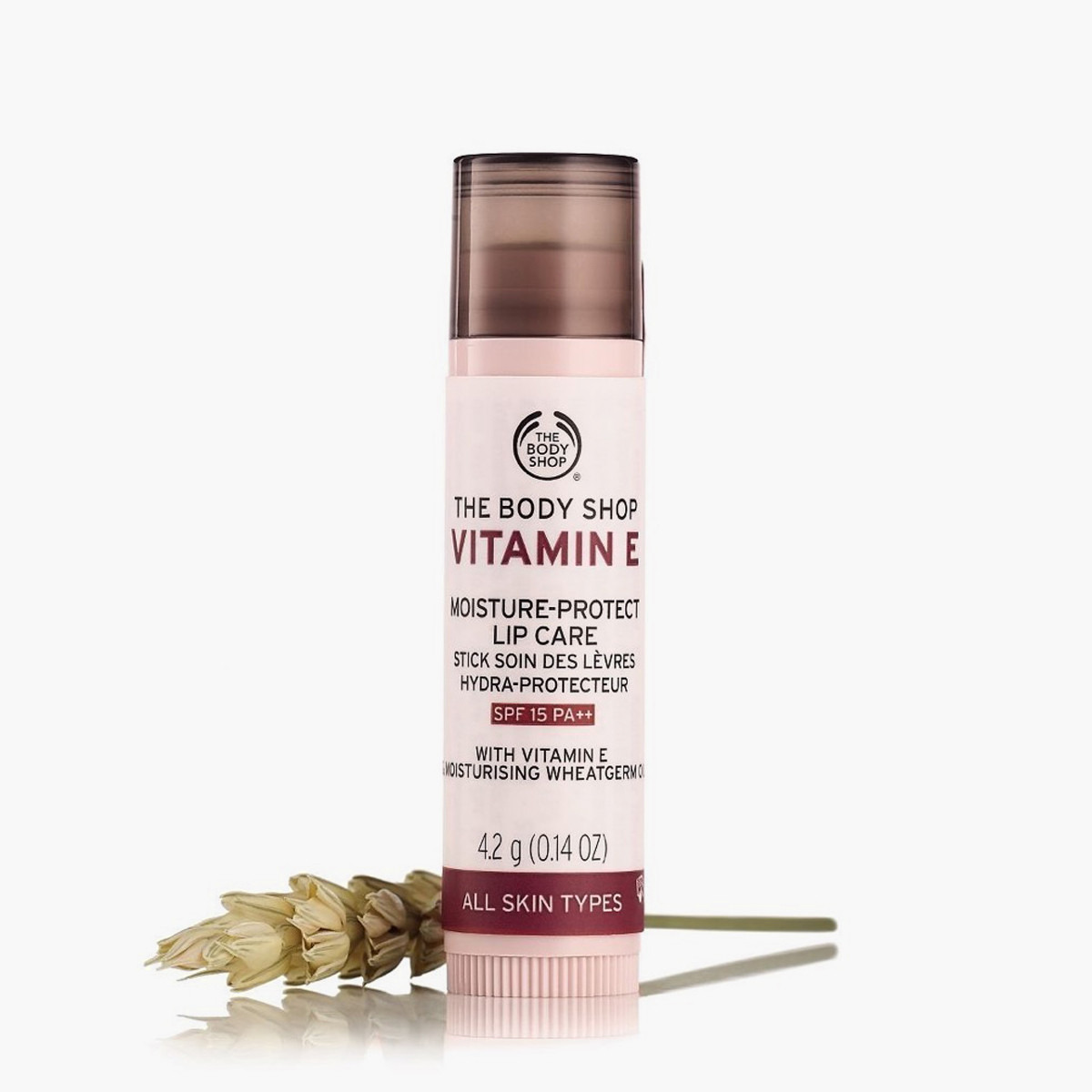 The Body Shop Vitamin E Lip Care with SPF15 - 4.2 gms-beautyandpersonalcare-makeup-lips-lipglossesandbalms-image-2
