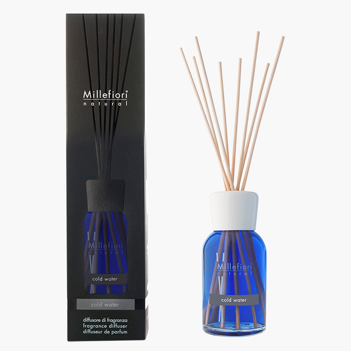 Millefiori Cold Water Natural Reed Diffuser - 100 ml-household-homefragrance-reeddiffusers-image-1