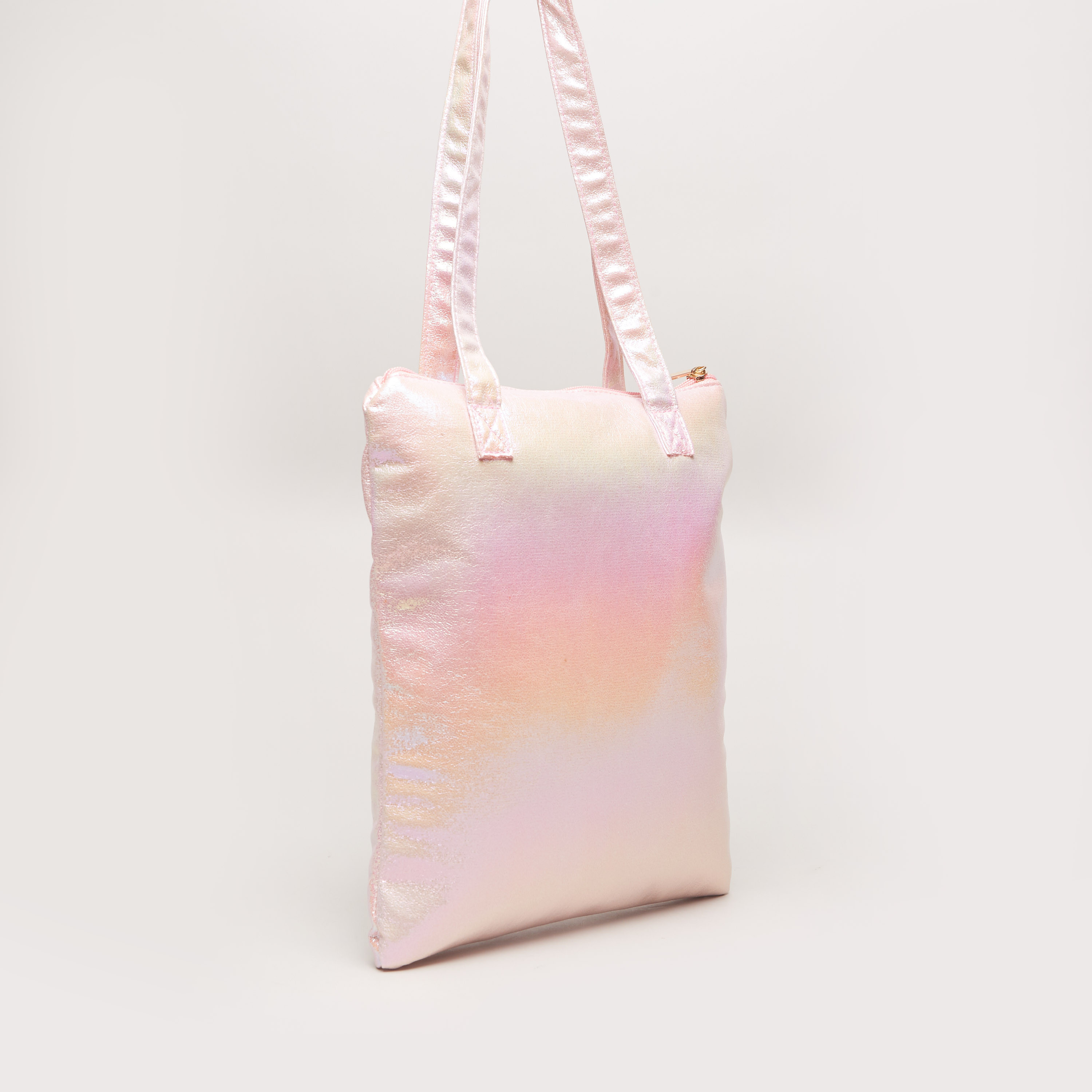 حقيبة شاطئ بطبعات وسحّاب إغلاق من تشارمز-girls-accessories-bags-image-2