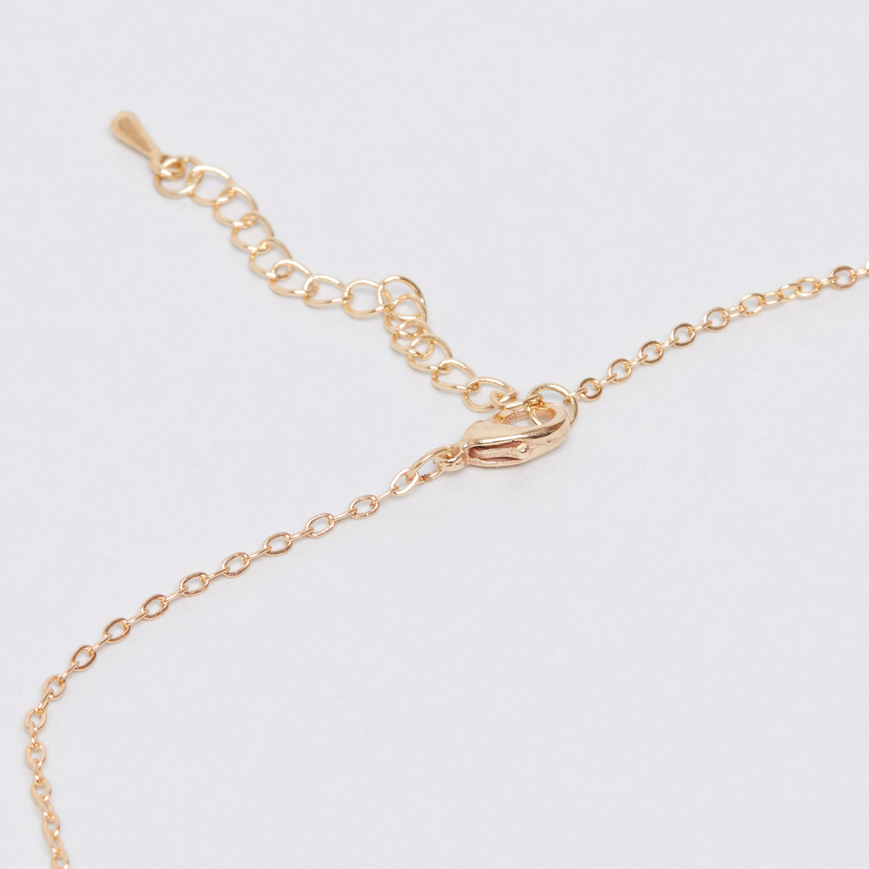 Metallic Necklace with Embellished Pendant-women-watchesandjewellery-jewellery-necklacesandpendants-image-4