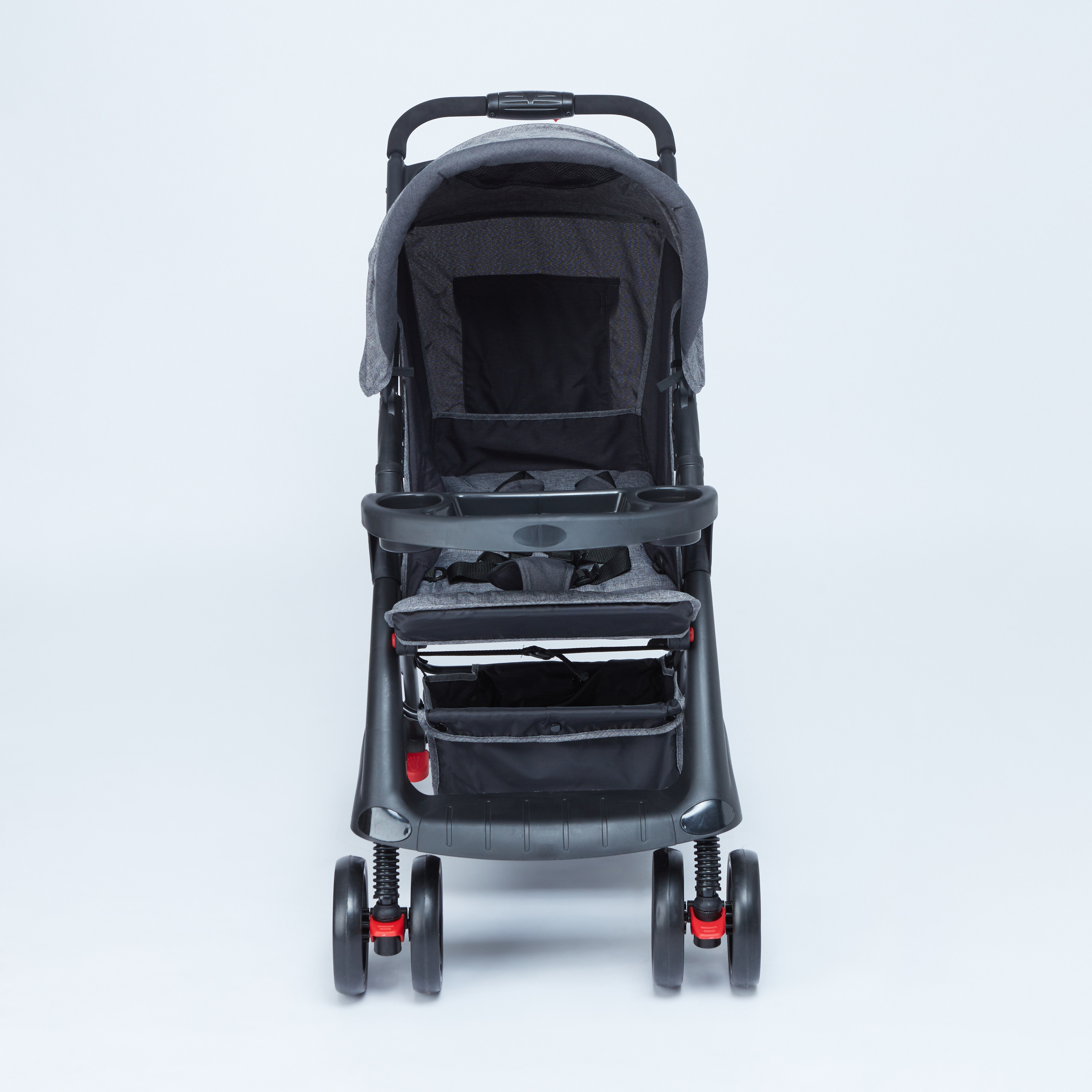 Juniors Bailey Deluxe Stroller with Push Button Folding System, Metal Frame and Wheel Lock-baby-gear-strollersandprams-strollers-image-4