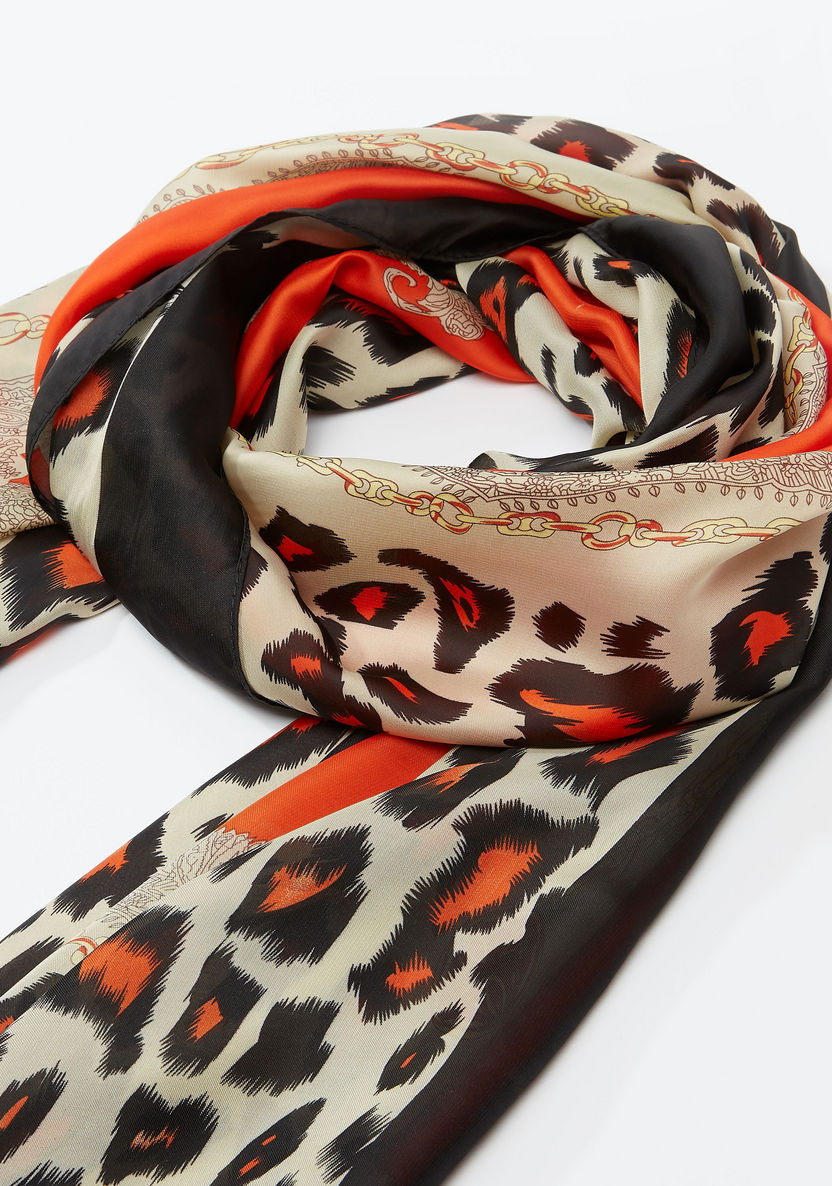 Shop Animal Printed Scarf Online Splash Kuwait
