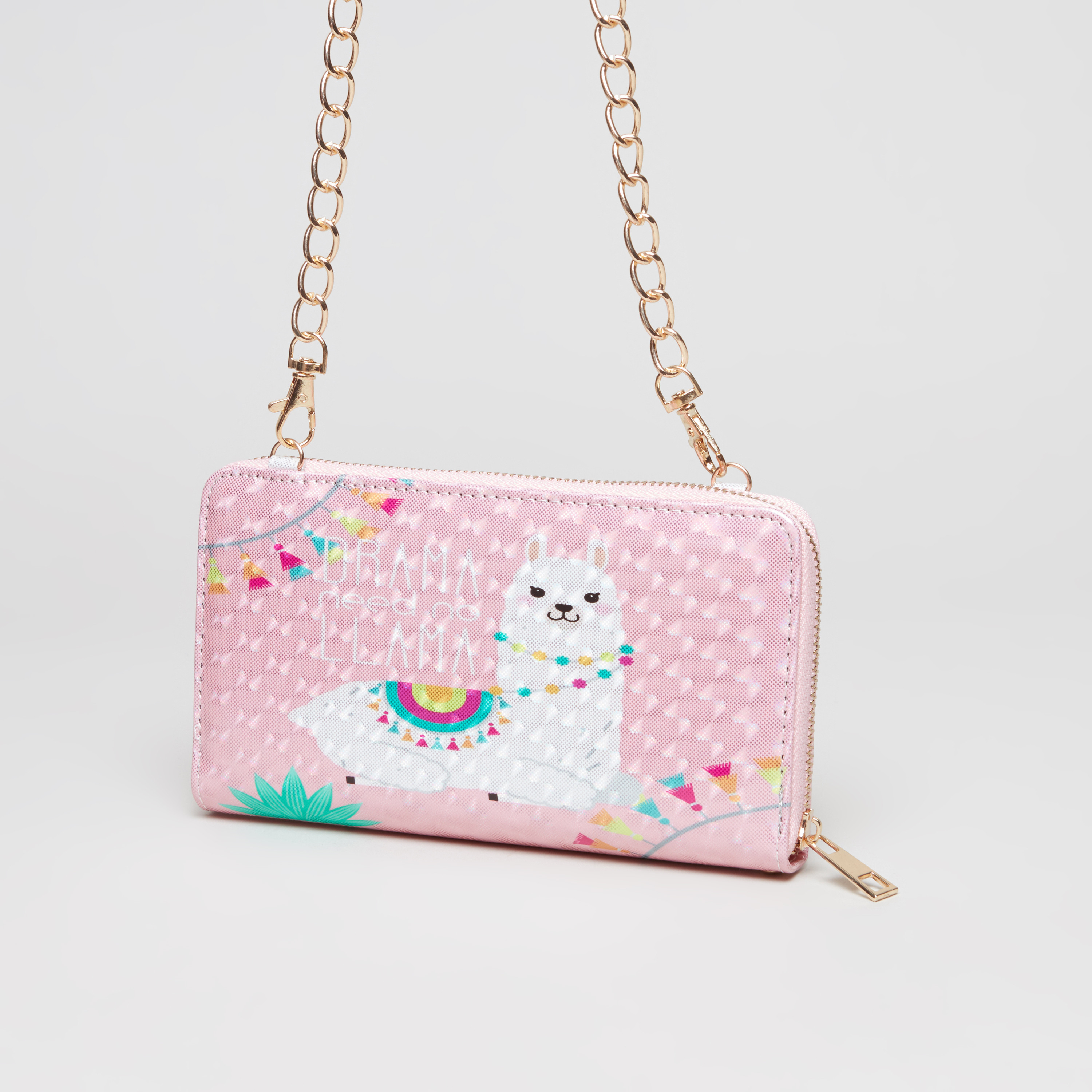 حقيبة صغيرة بطبعات وسحّاب إغلاق من تشارمز-girls-accessories-bags-image-2