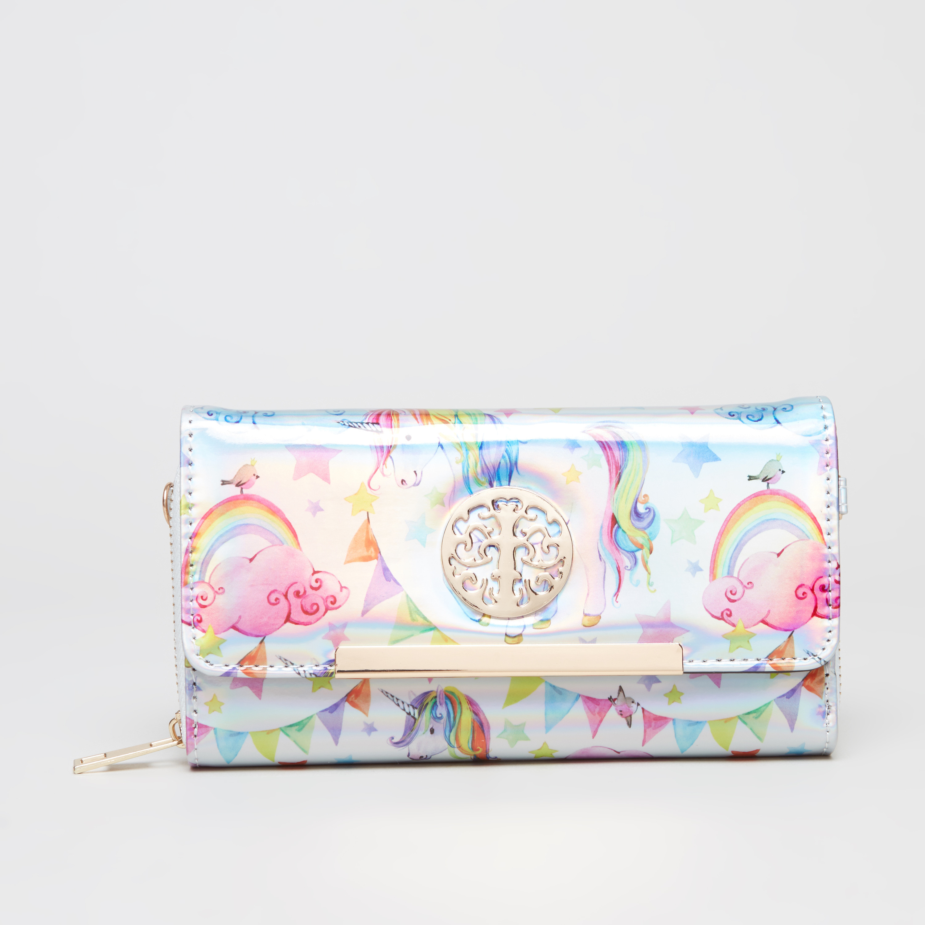 Charmz Floral Printed Satchel Bag with Zip Closure-girls-accessories-bags-image-1