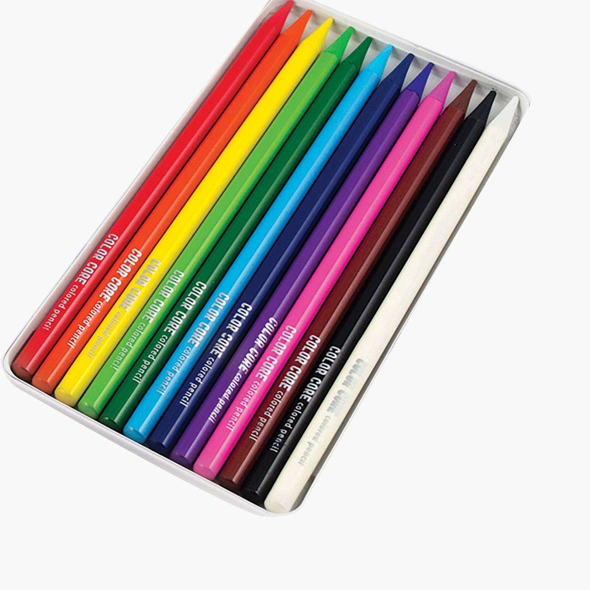 طقم أقلام تلوين بدون خشب من أولى كور - 12 قطعة-school-stationery-pensandpencils-image-3