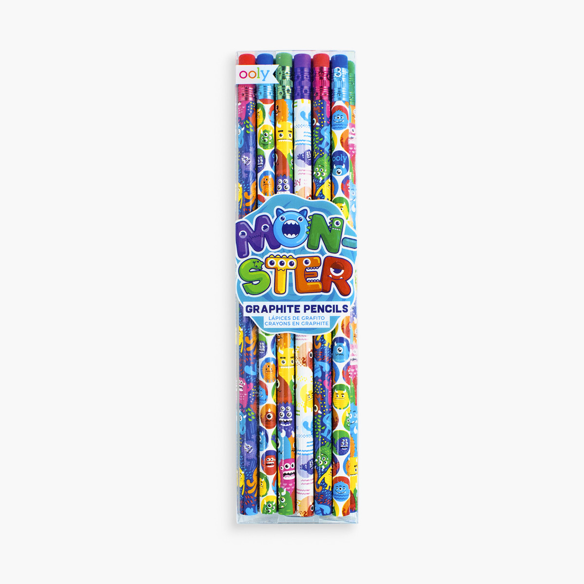 Ooly Monsters Graphite Pencils - Set of 12-school-stationery-pensandpencils-image-1