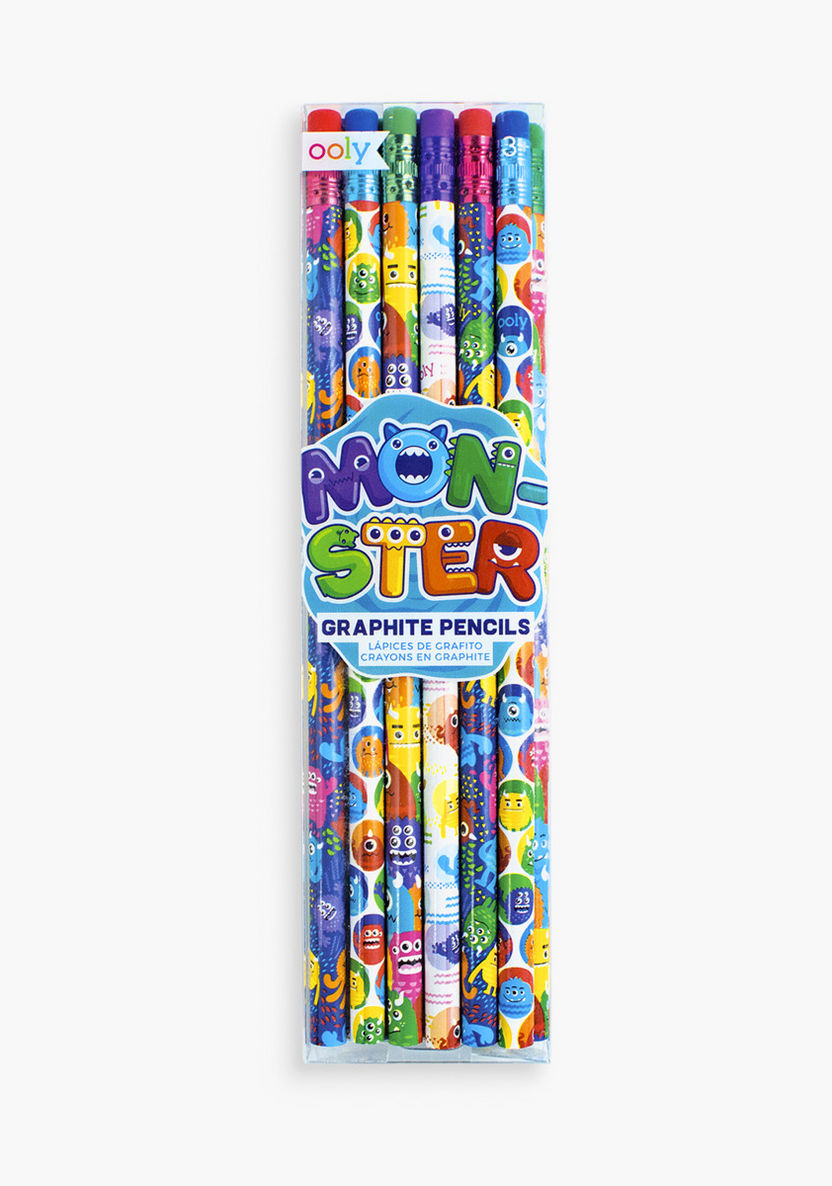 Ooly Monsters Graphite Pencils - Set of 12-Pens and Pencils-image-0