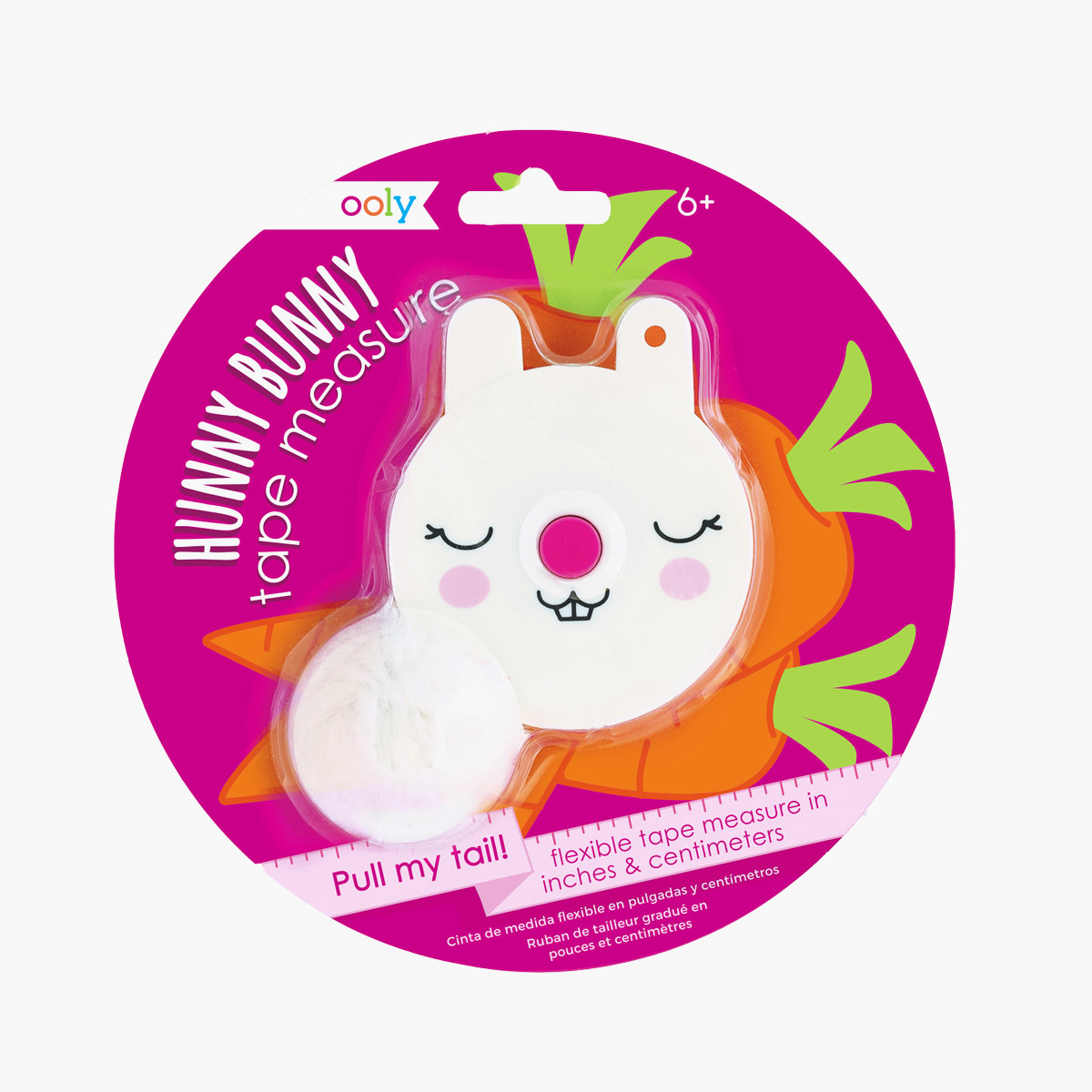 Ooly Bunny Shaped Flexible Measuring Tape-school-stationery-accessories-image-1