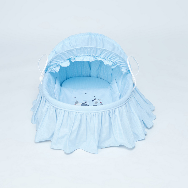 Cambrass Moses Baby Bassinet with Frill Detail