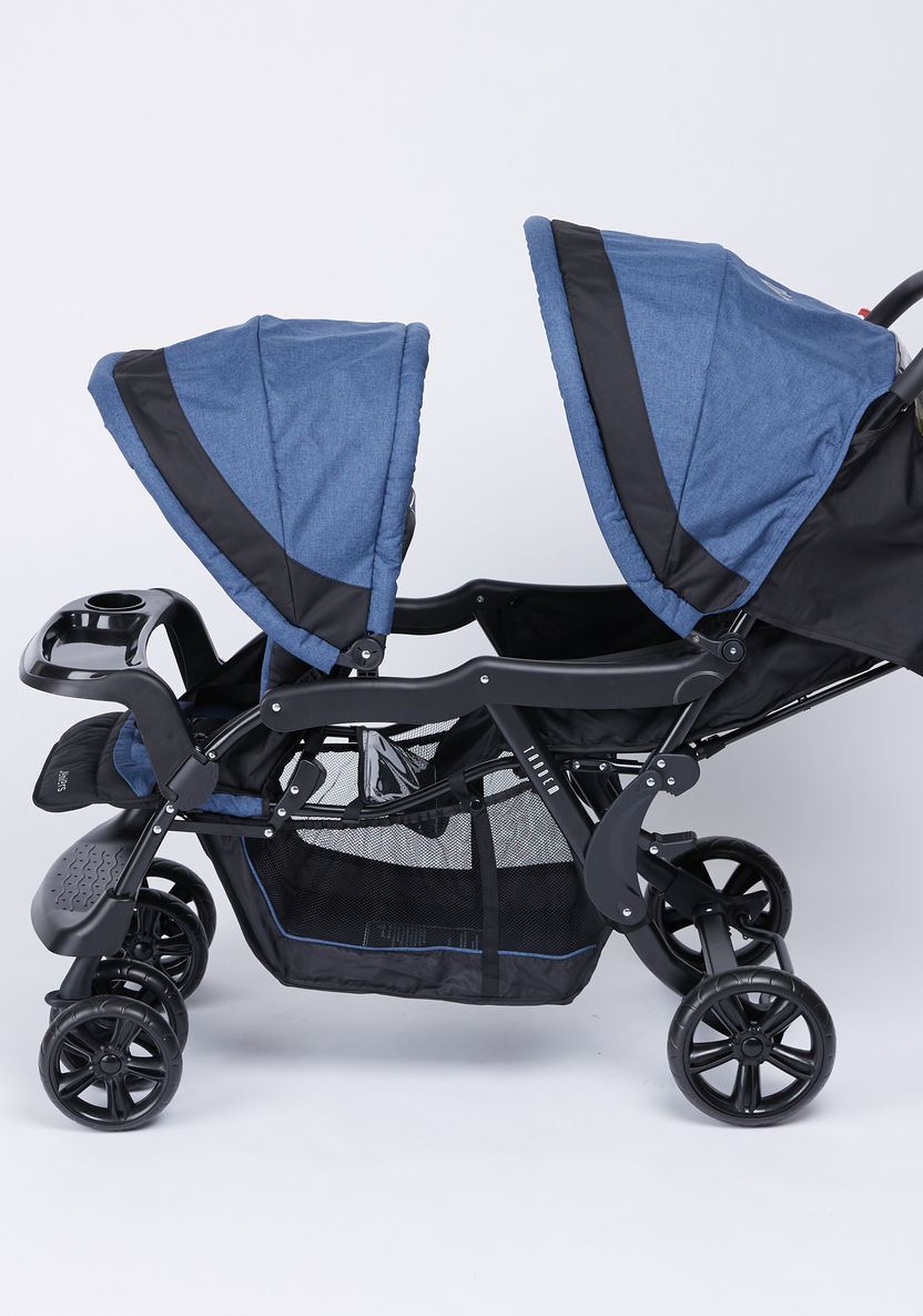 Juniors Victory Tandem Twin Baby Stroller-Strollers-image-2