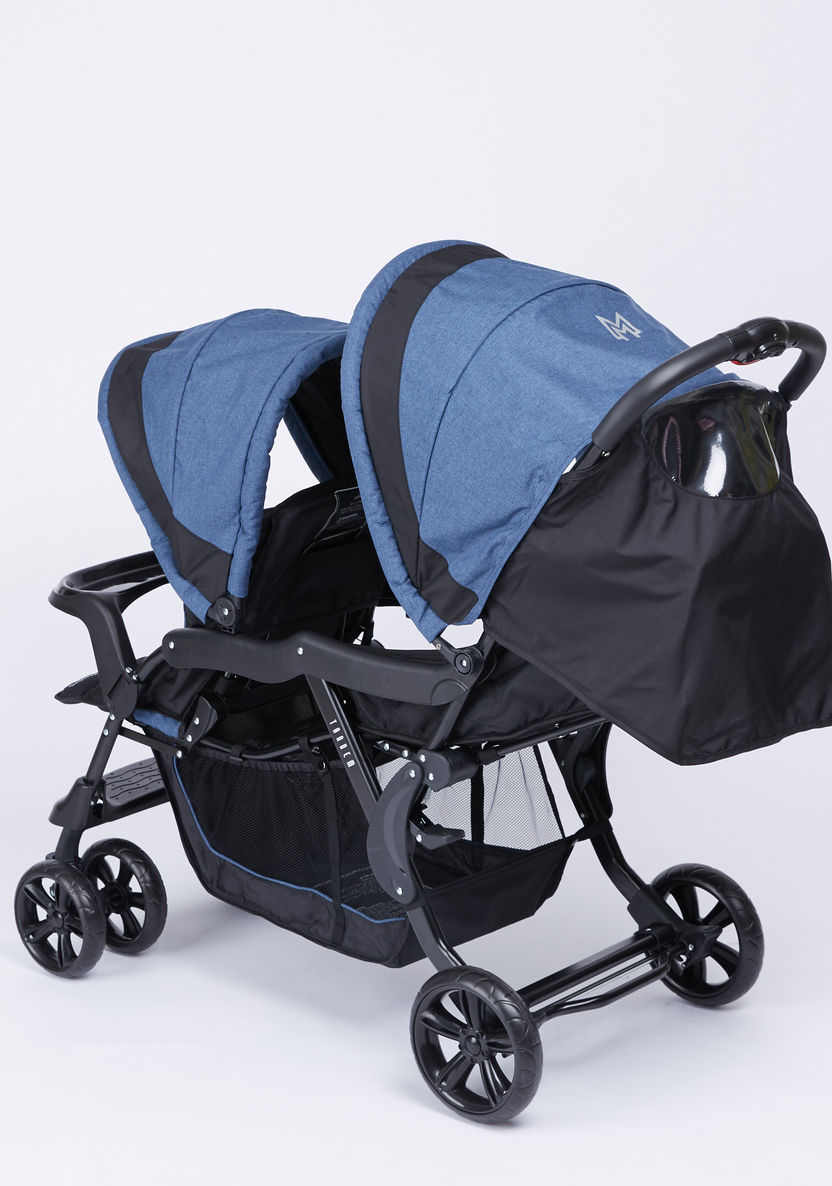 Juniors Victory Tandem Twin Baby Stroller-Strollers-image-3