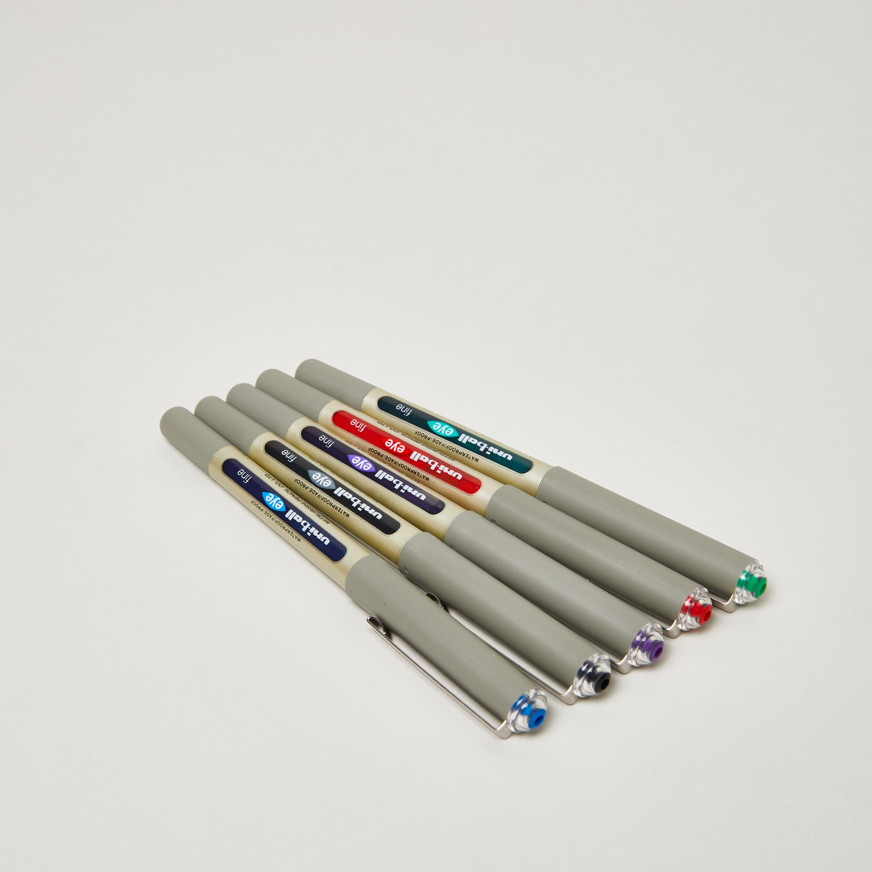 Assorted Uni-Ball Fine Pen - Set of 5-school-stationery-pensandpencils-image-2