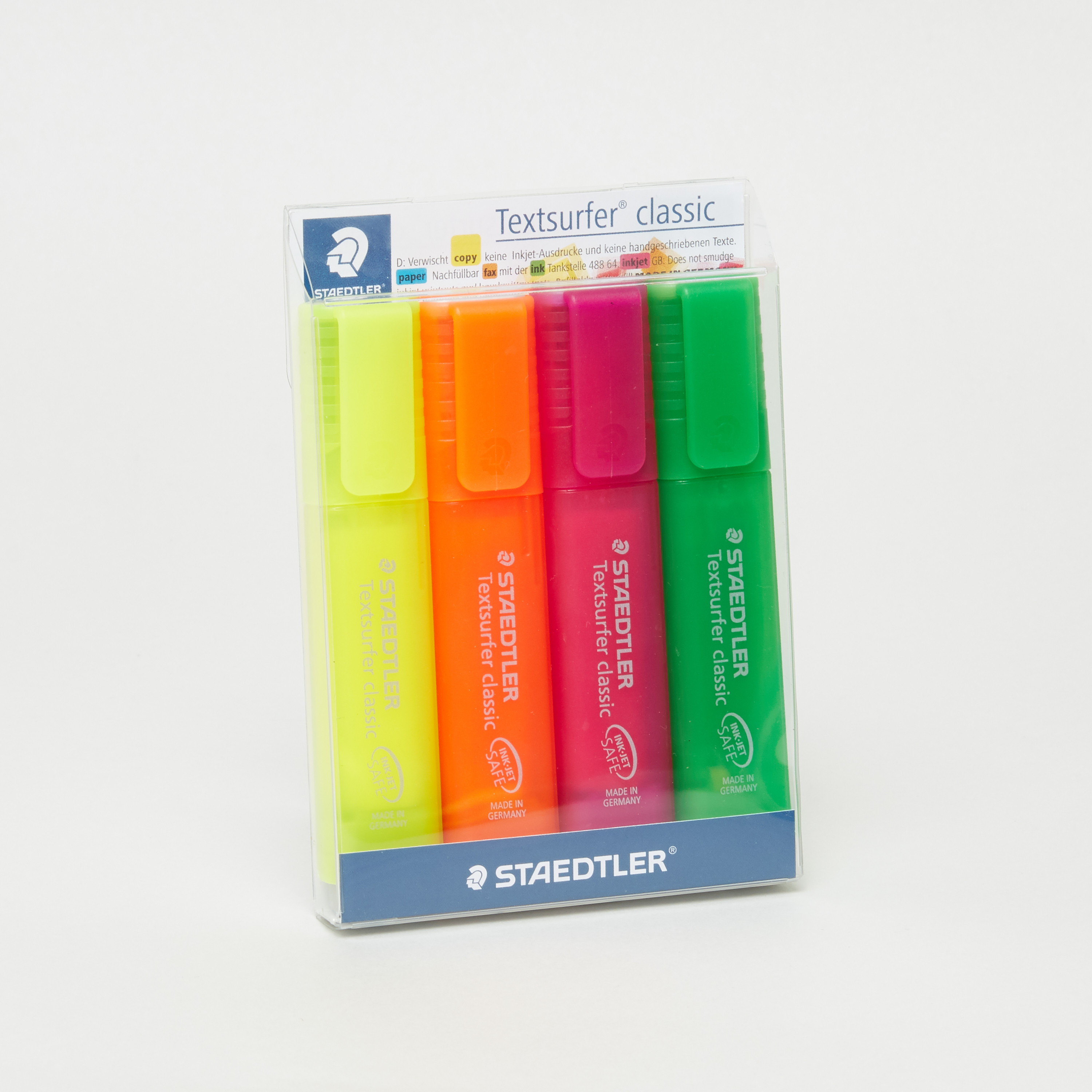 طقم أقلام هايلايتر من ستيدلر- 4 قطع-school-stationery-desksupplies-image-1