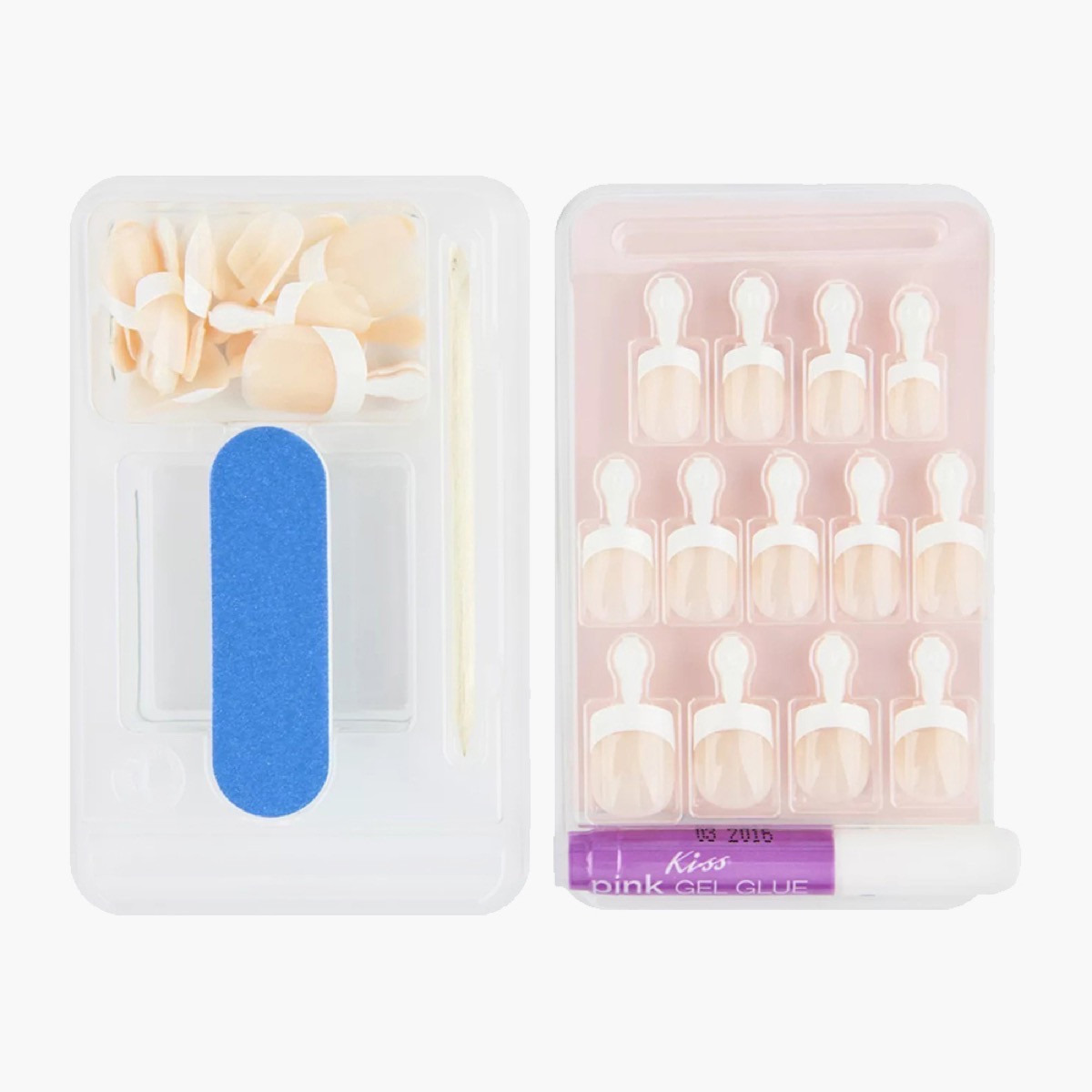 أظافر صناعيّة إندليس إيفرلاستينج فرينش من كيس-beautyandpersonalcare-makeup-nails-artificialnails-image-3