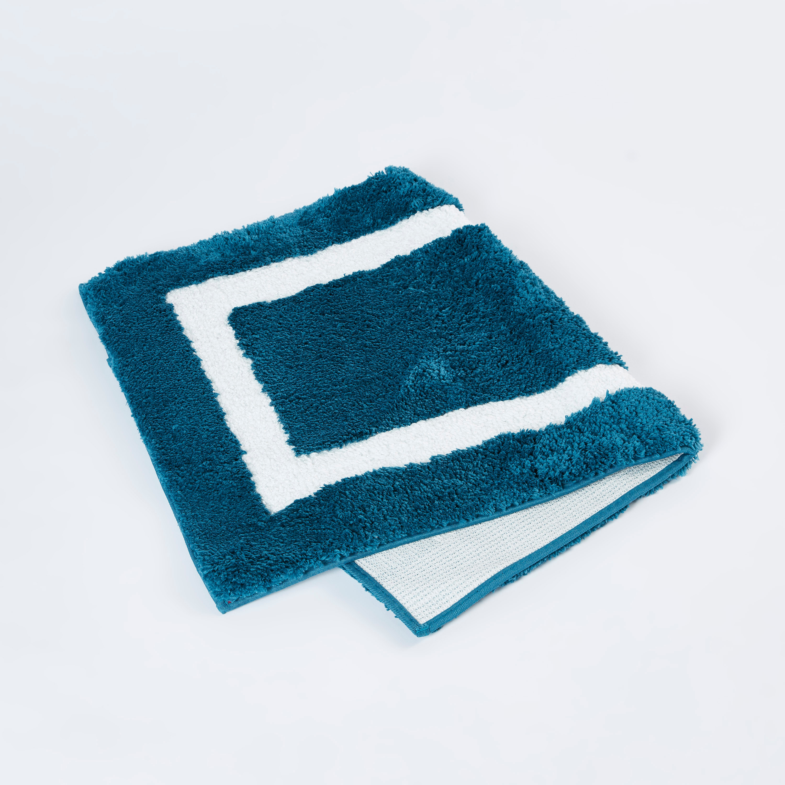 Leno Tufted Rectangular Bathmat - 80x50 cms-household-bathandlaundry-bathlinen-bathmatsandtubmats-image-3
