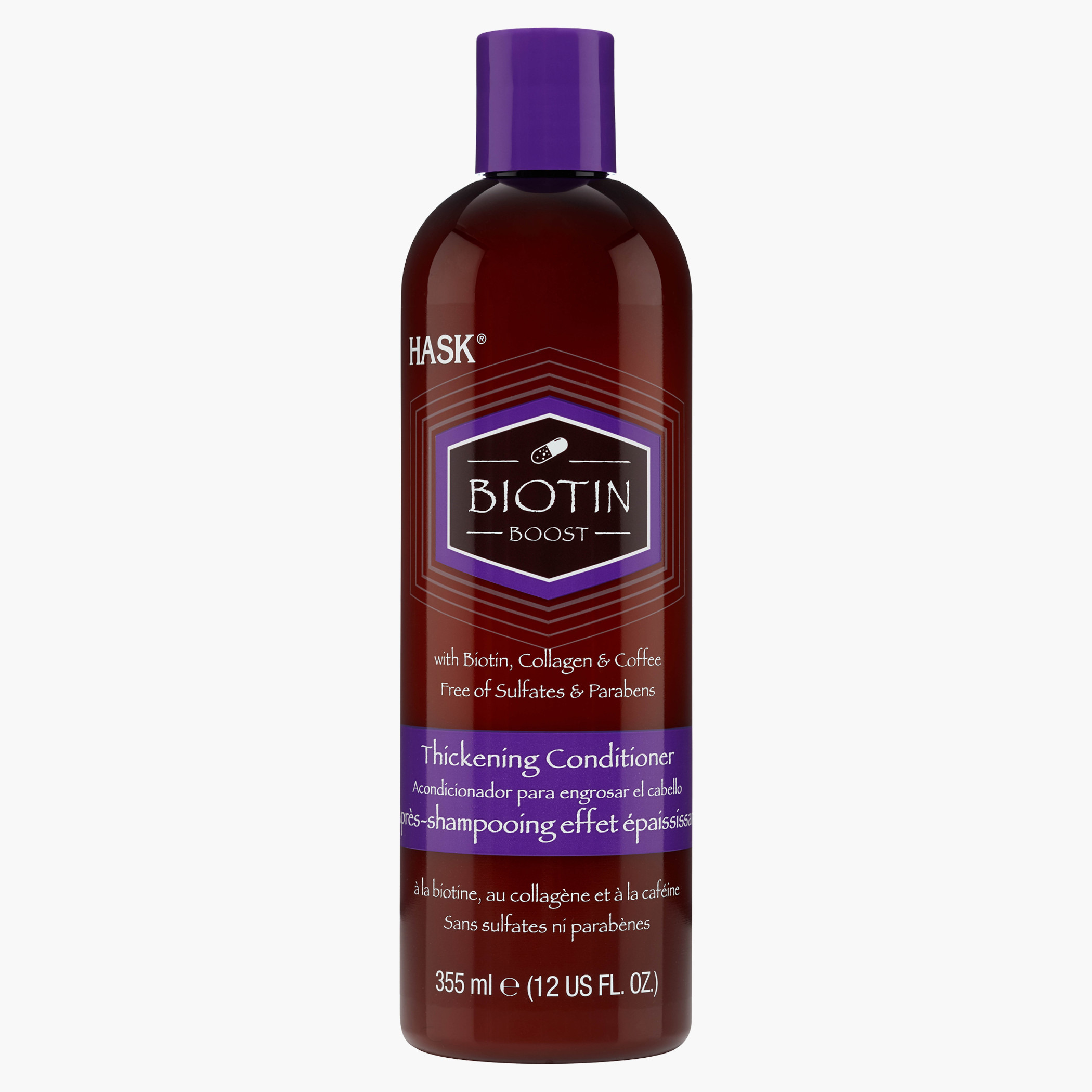 HASK Biotin Boost Thickening Conditioner - 355 ml-beautyandpersonalcare-hair-haircare-conditioners-image-1