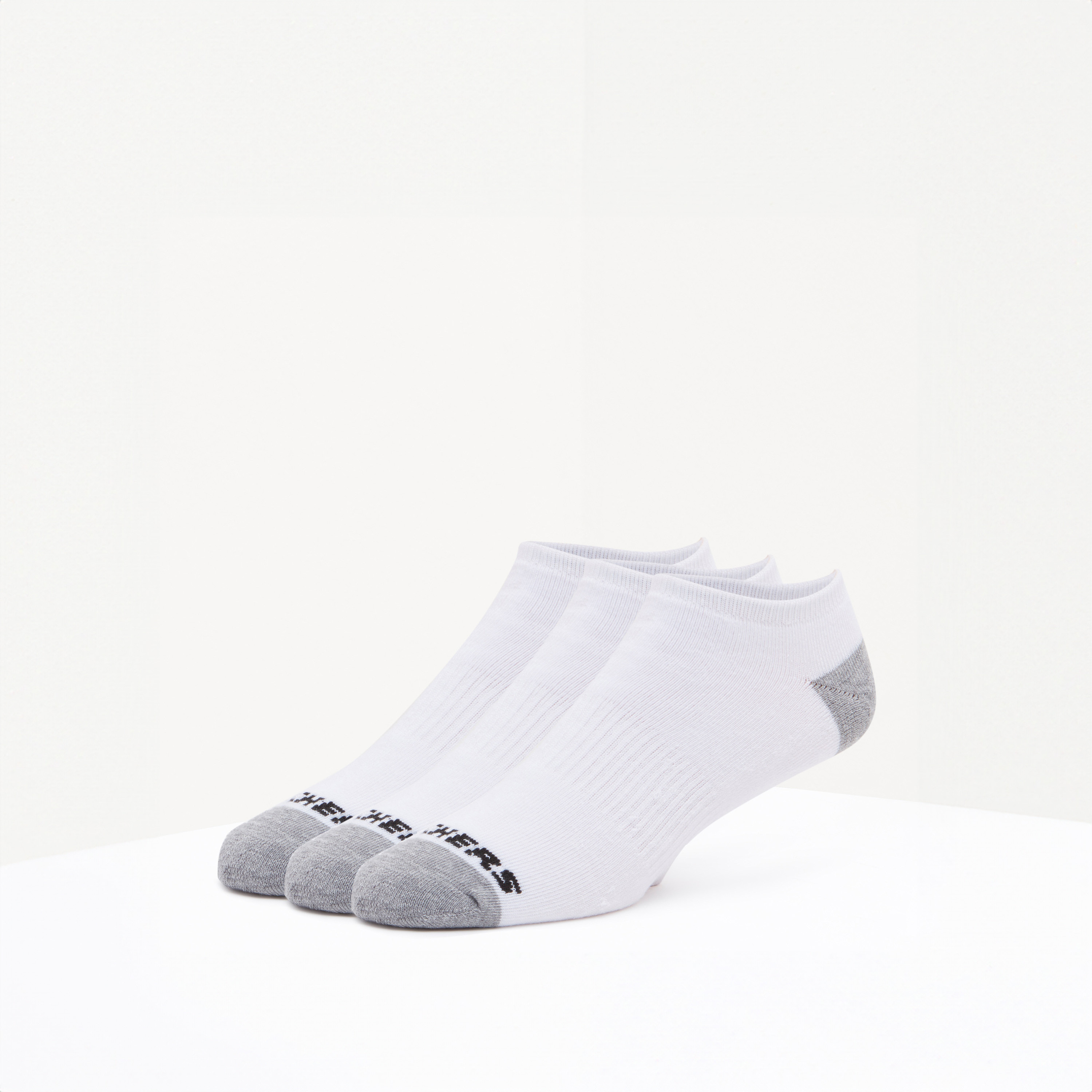 جوارب رياضية بقوالب ملونة من سكيتشرز- طقم من 3 قطع-men-socks-image-1
