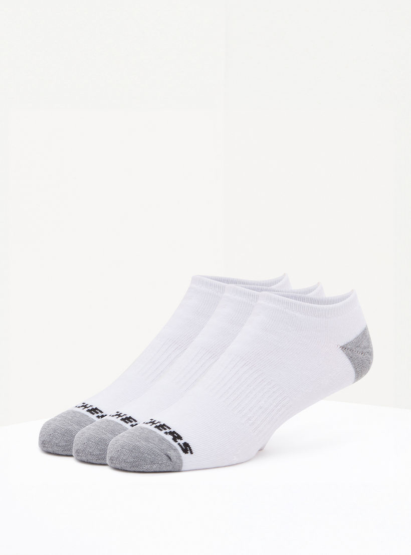 جوارب رياضية بقوالب ملونة من سكيتشرز- طقم من 3 قطع-men-socks-image-1
