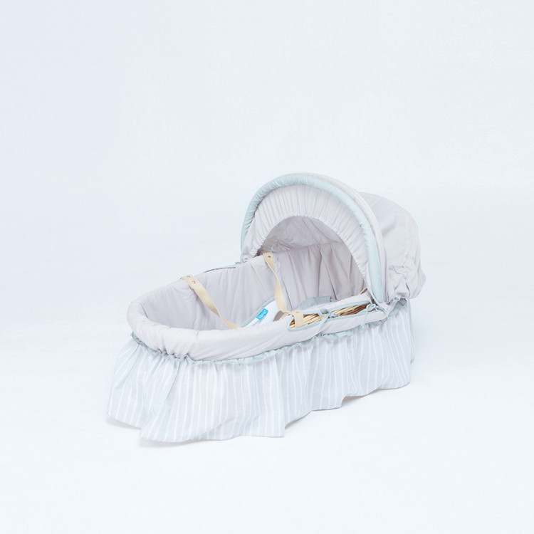 Juniors Eddie Moses Baby Basket with Canopy
