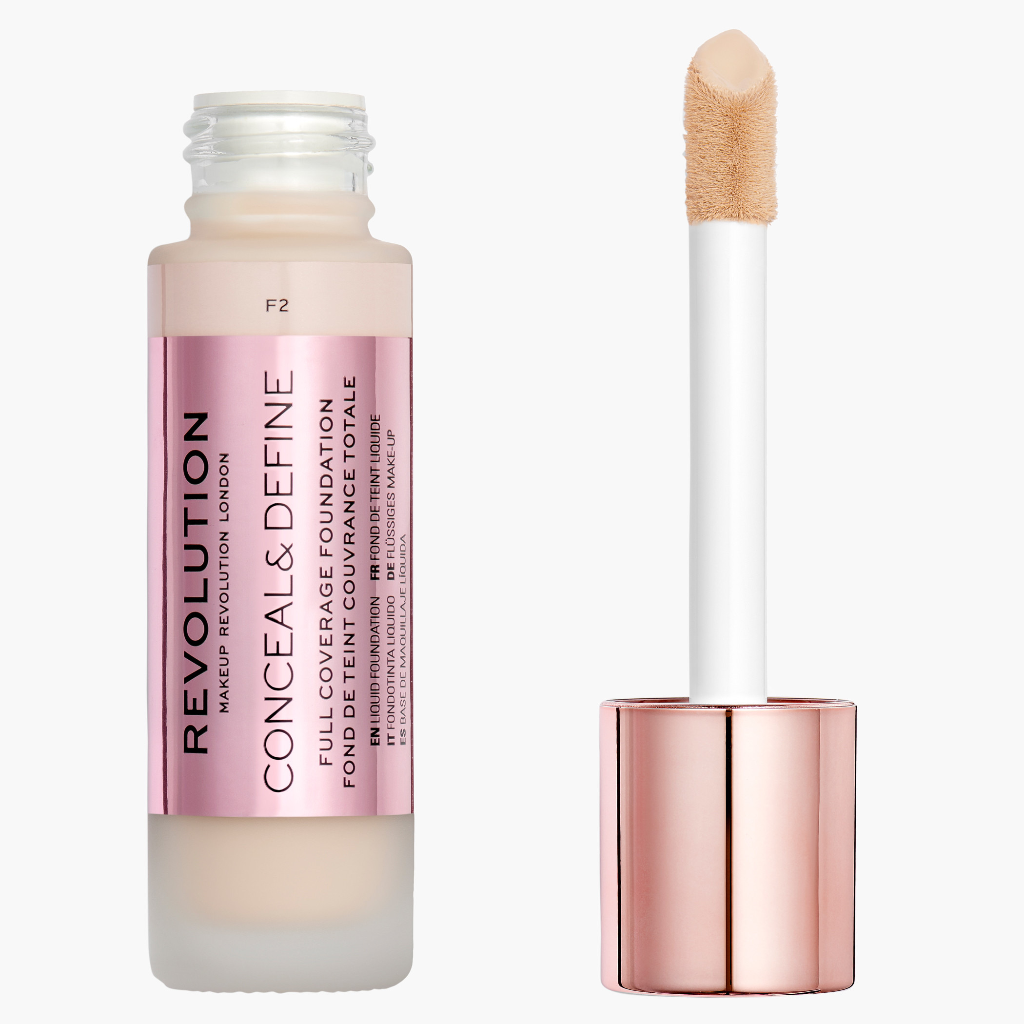 Makeup Revolution Conceal and Define Foundation - 23 ml-beautyandpersonalcare-makeup-face-foundations-image-1