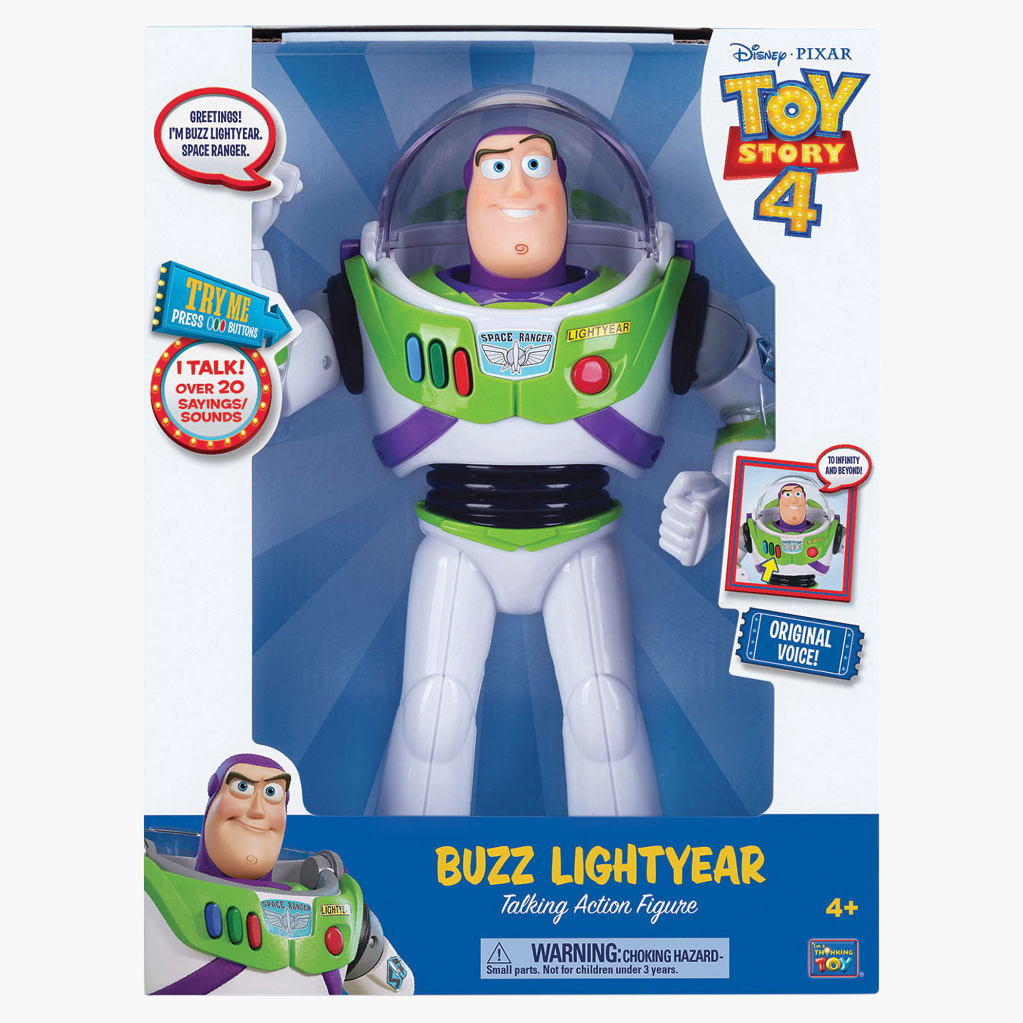 Buzz talking deals action figure