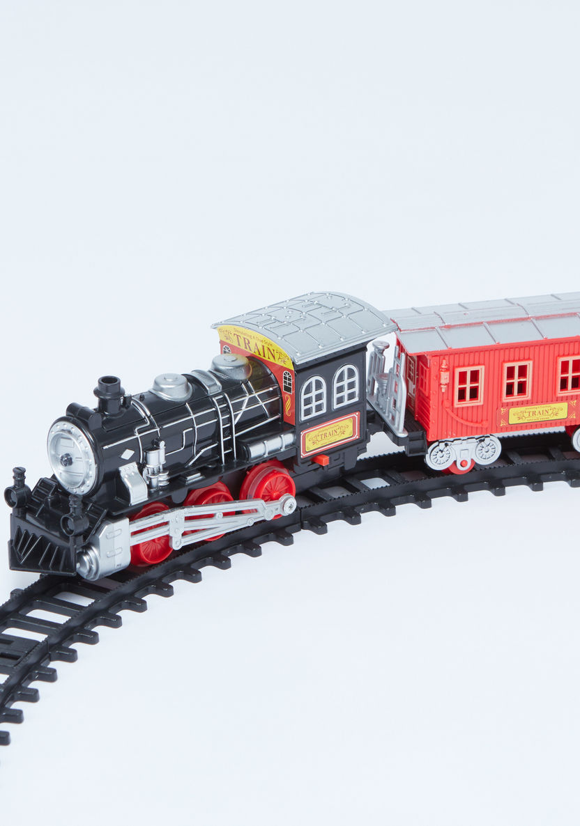 Classic Electric Train Playset with Light and Sound-Gifts-image-1