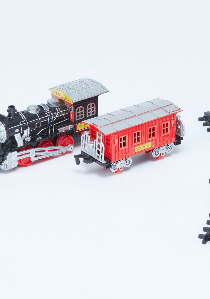 Classic Electric Train Playset with Light and Sound-Gifts-image-3