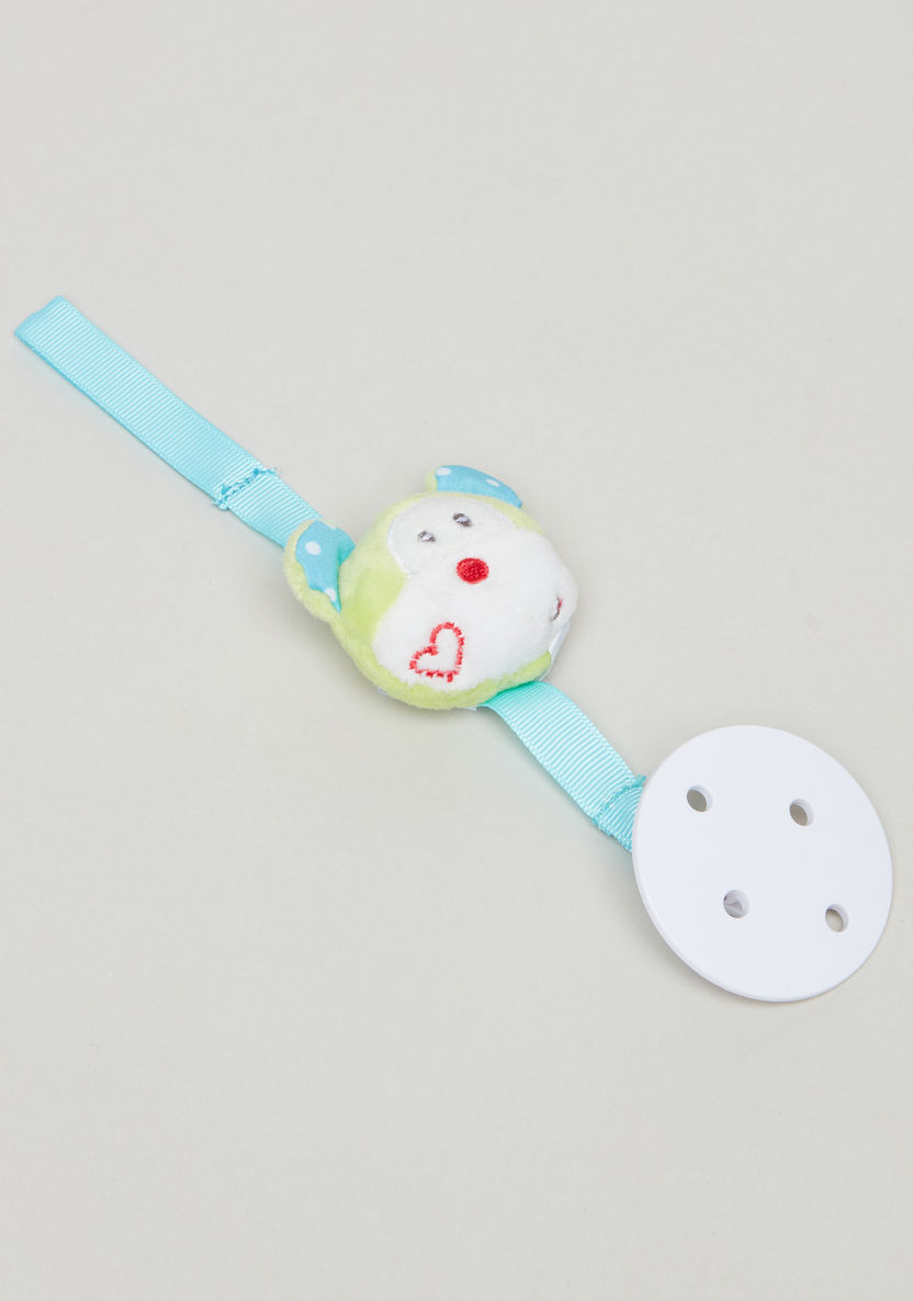 Juniors Soother Clip with Soft Rattle-Pacifiers-image-1