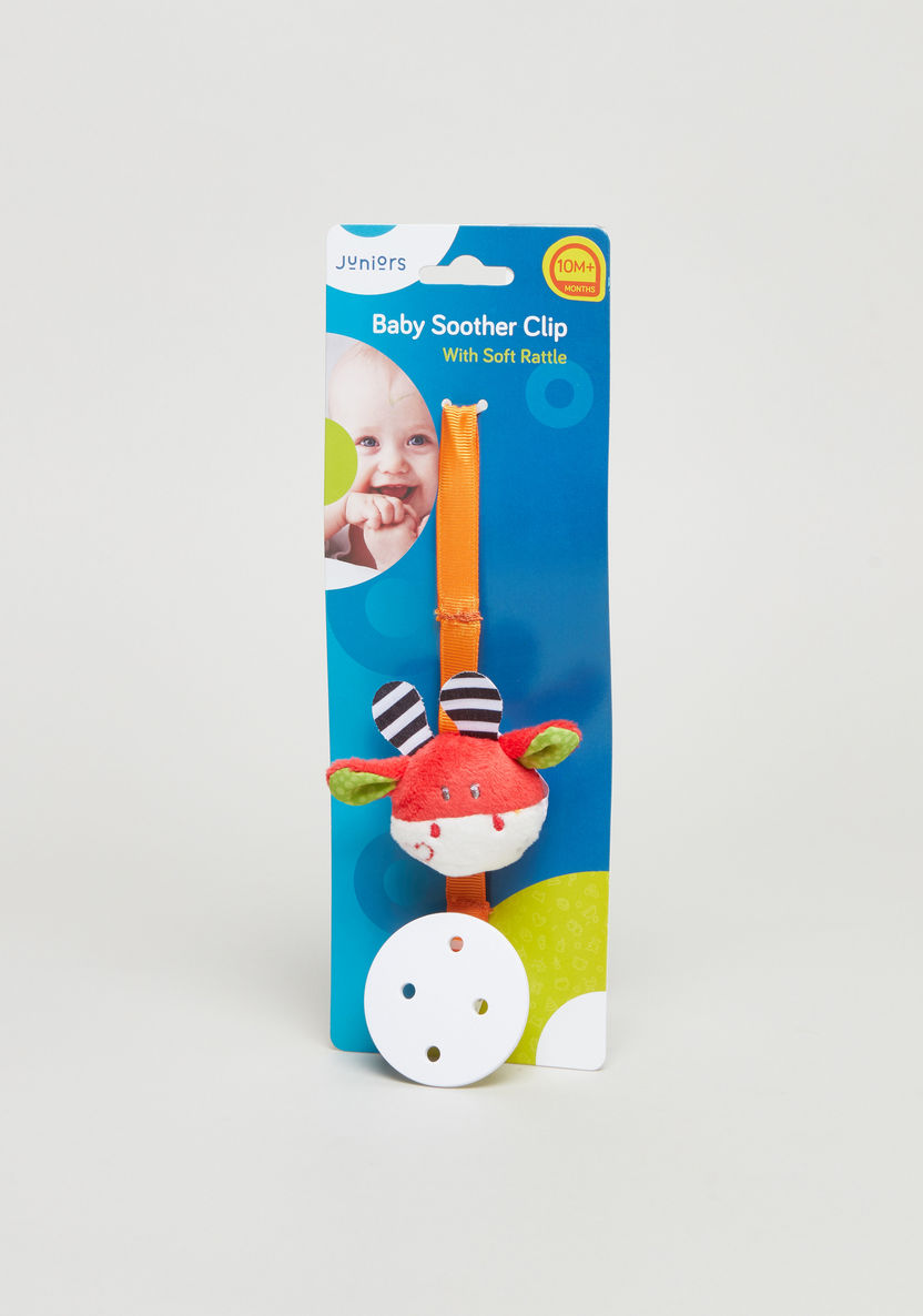 Juniors Soother Clip with Soft Rattle-Pacifiers-image-0