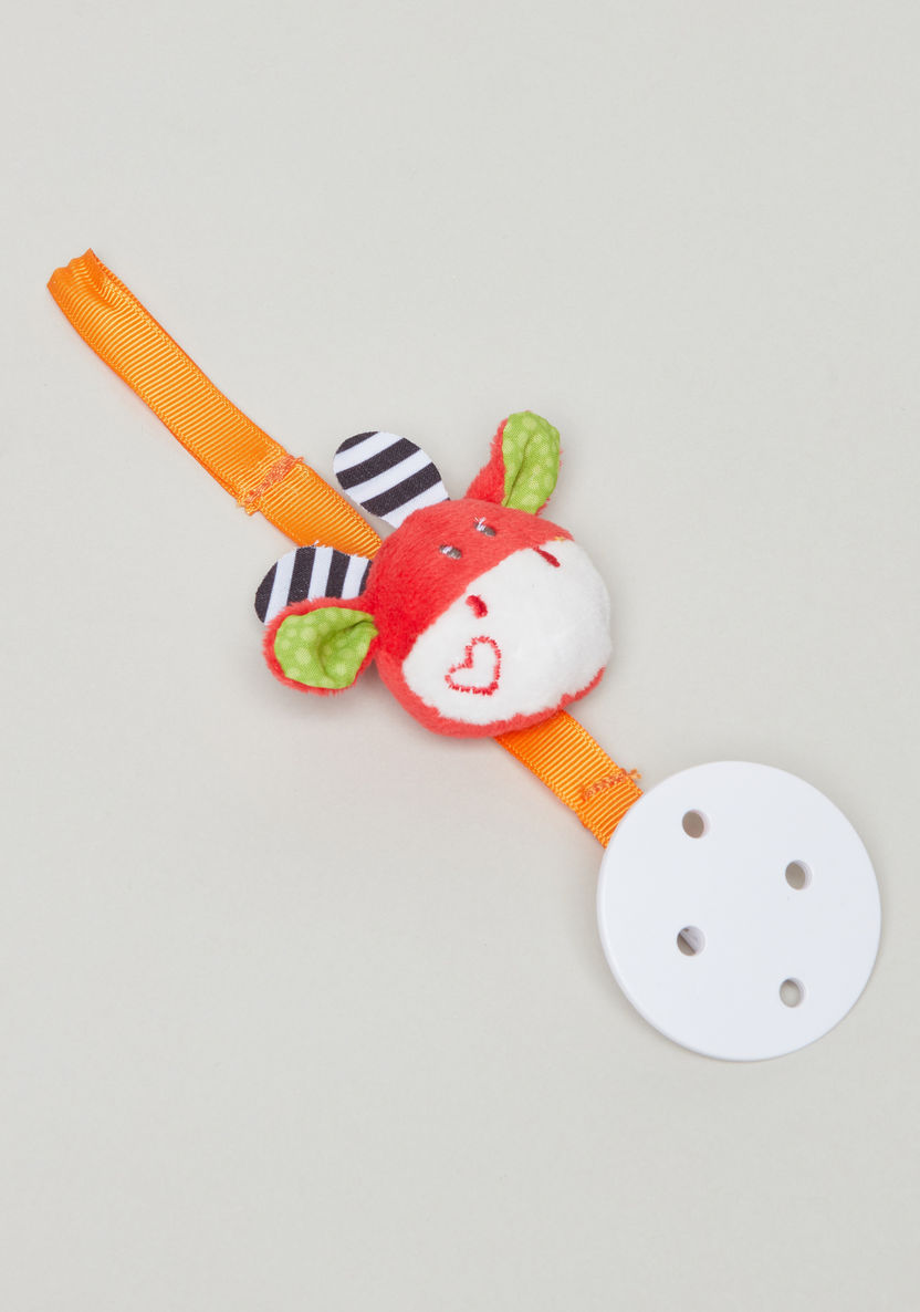 Juniors Soother Clip with Soft Rattle-Pacifiers-image-1