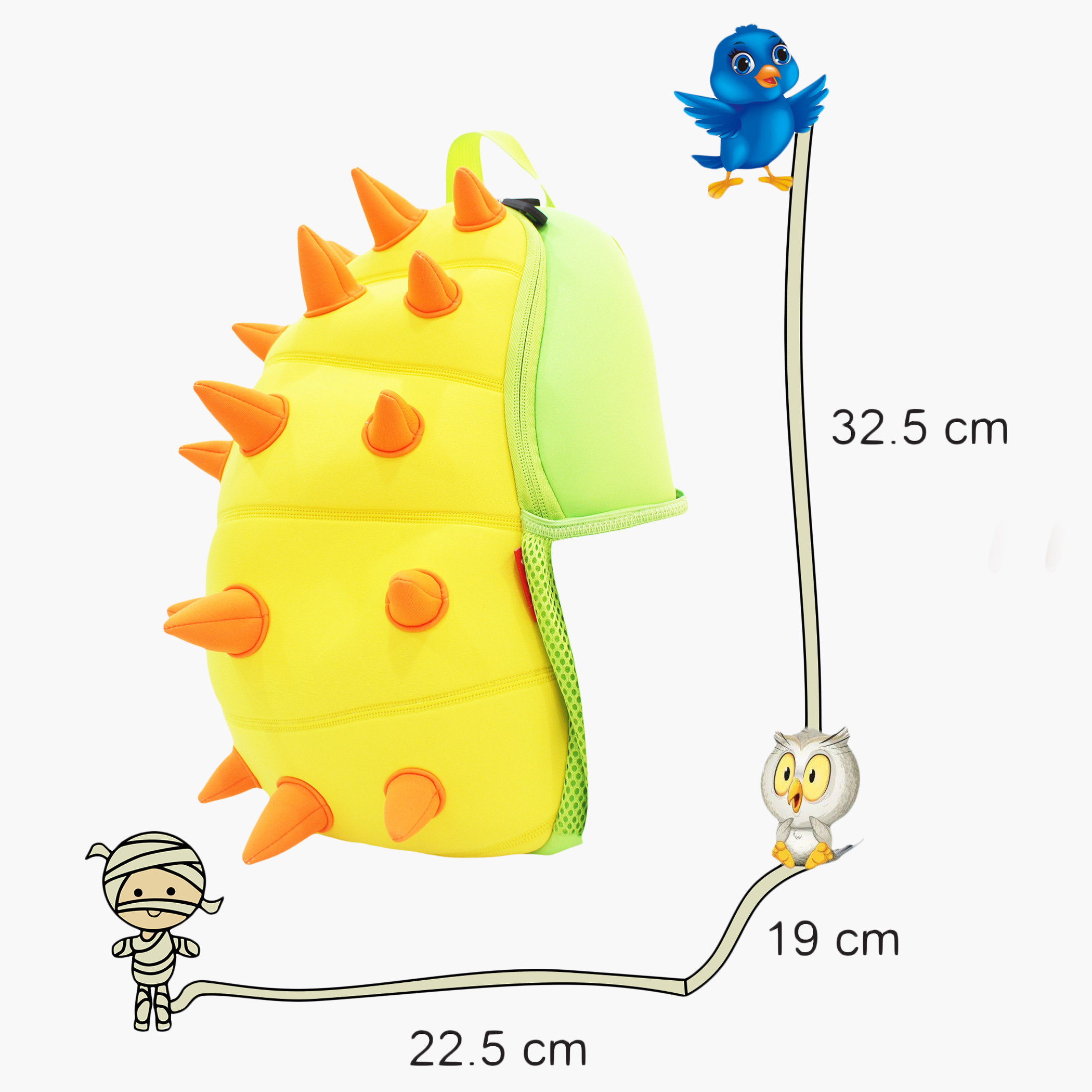 Buy Nohoo Spiky Dinosaur Shaped Backpack Online Mothercare Bahrain