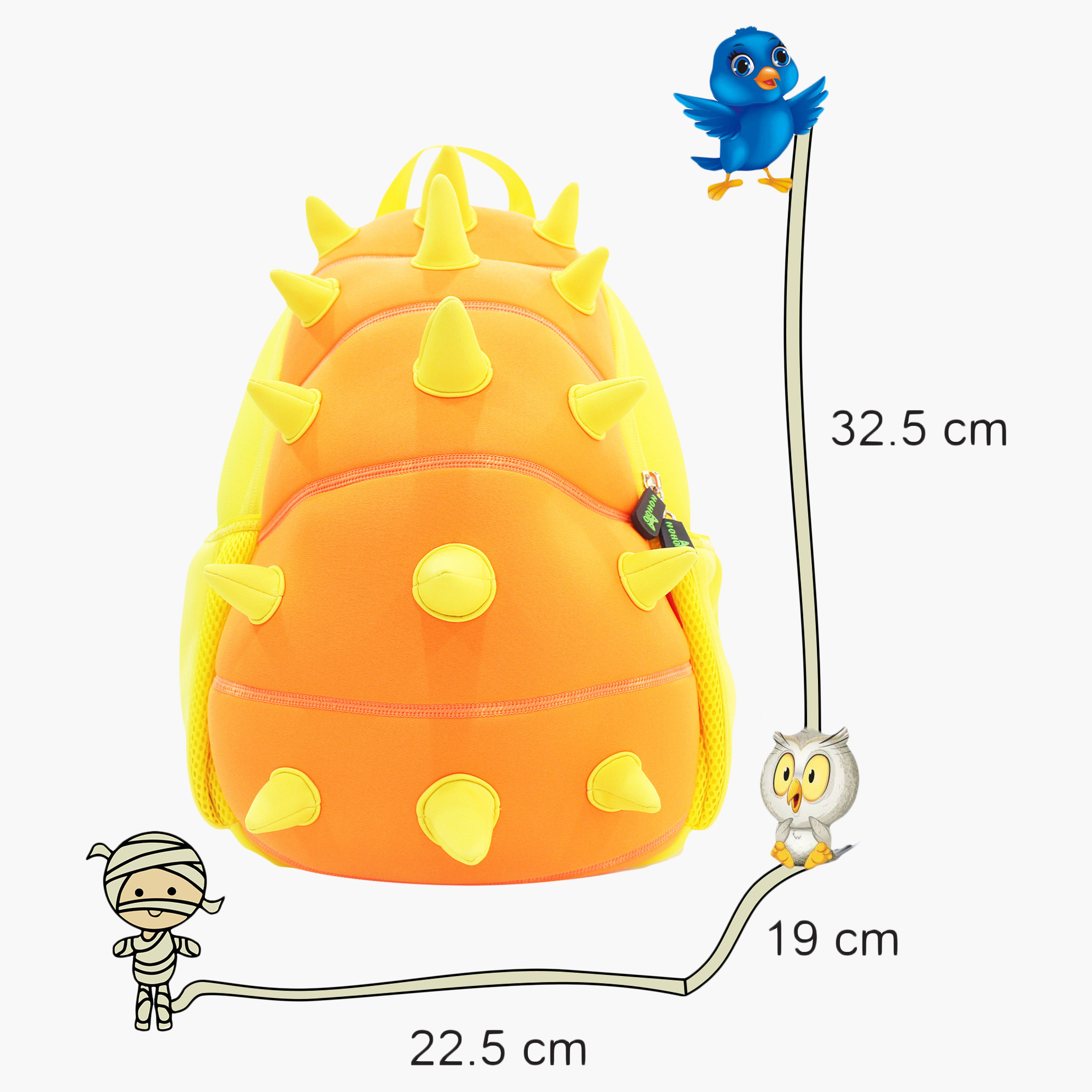 Spiky Dinosaur restoking Backpack Dinosaur