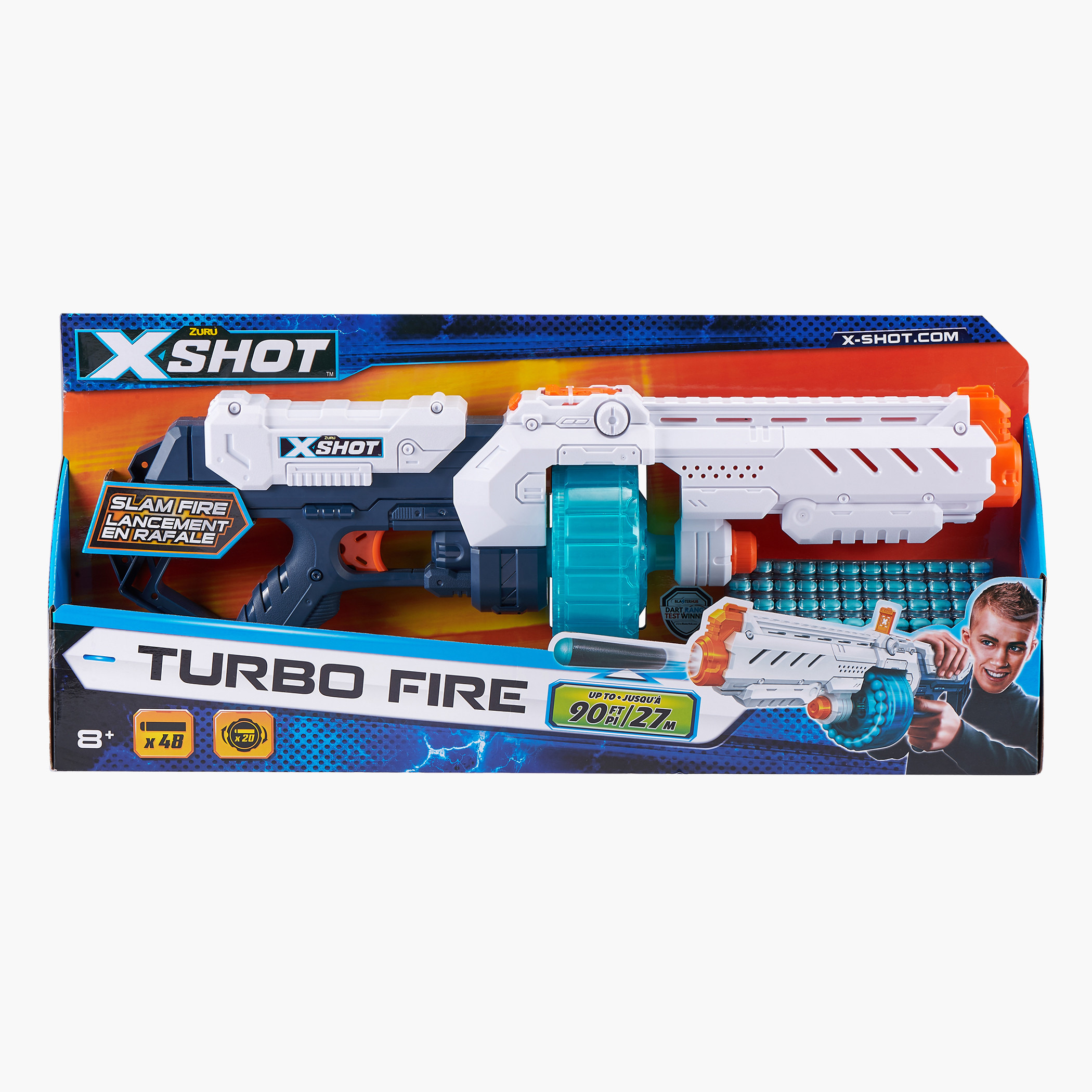 ZURU X Shot 48 Darts Excel Turbo Fire