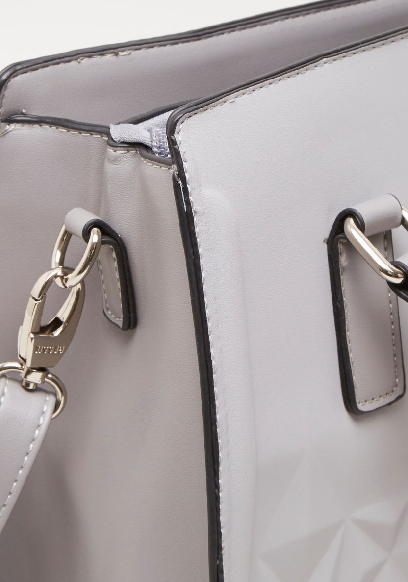 Bessie London Tote Bag with Embossed Design-Handbags-image-3